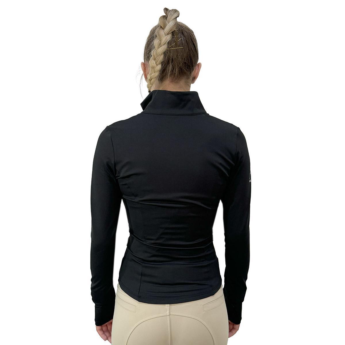AP Hassinger Women's Performance Zip-Up Top - Breathable & Moisture-Wicking Workout Shirt for Running, Yoga & Gym Training