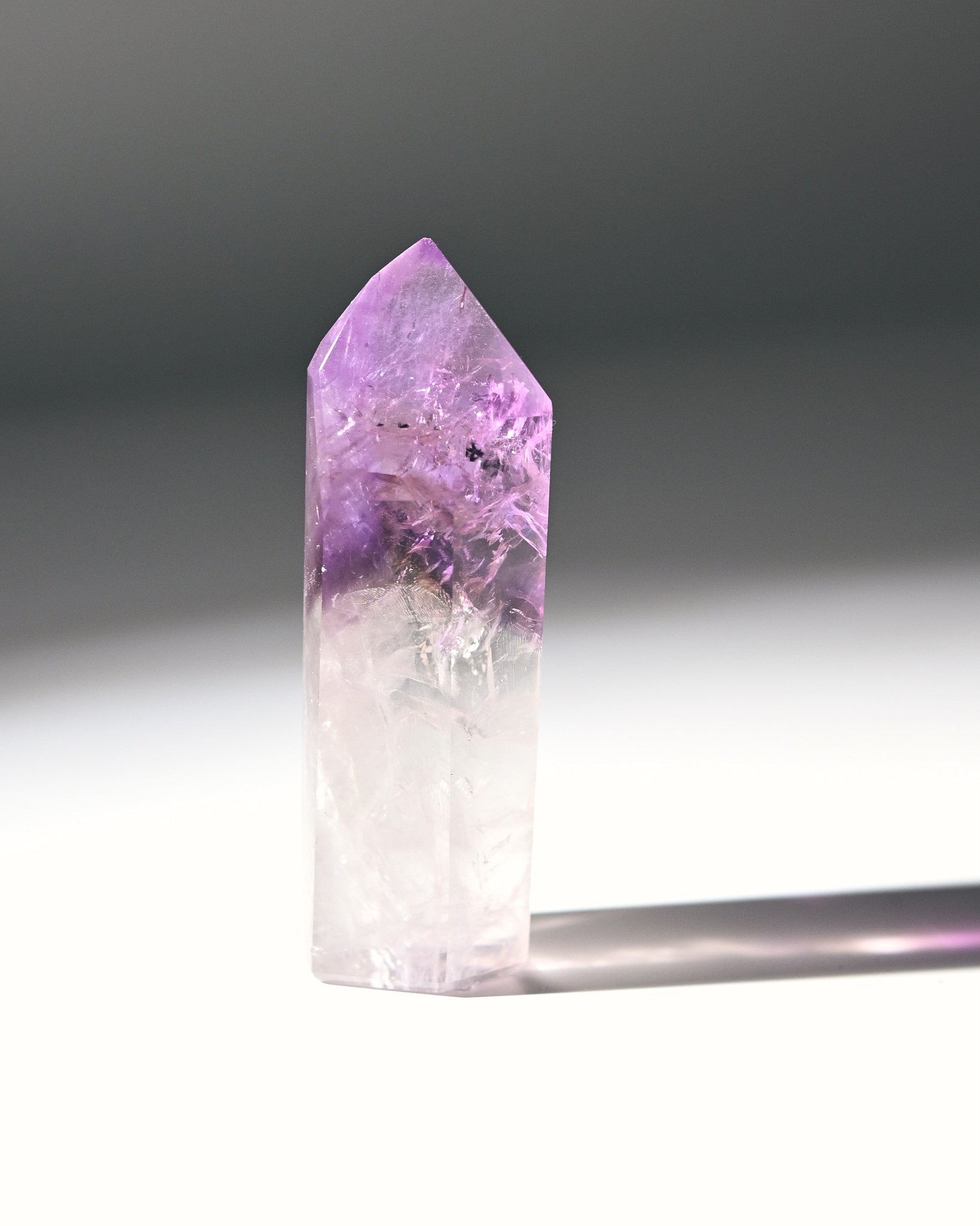 Natural Bahia Amethyst Phantom Tower - 3 Inch Healing Crystal Point for Meditation, Reiki & Home Decor | Spiritual Growth & Positive Energy Stone