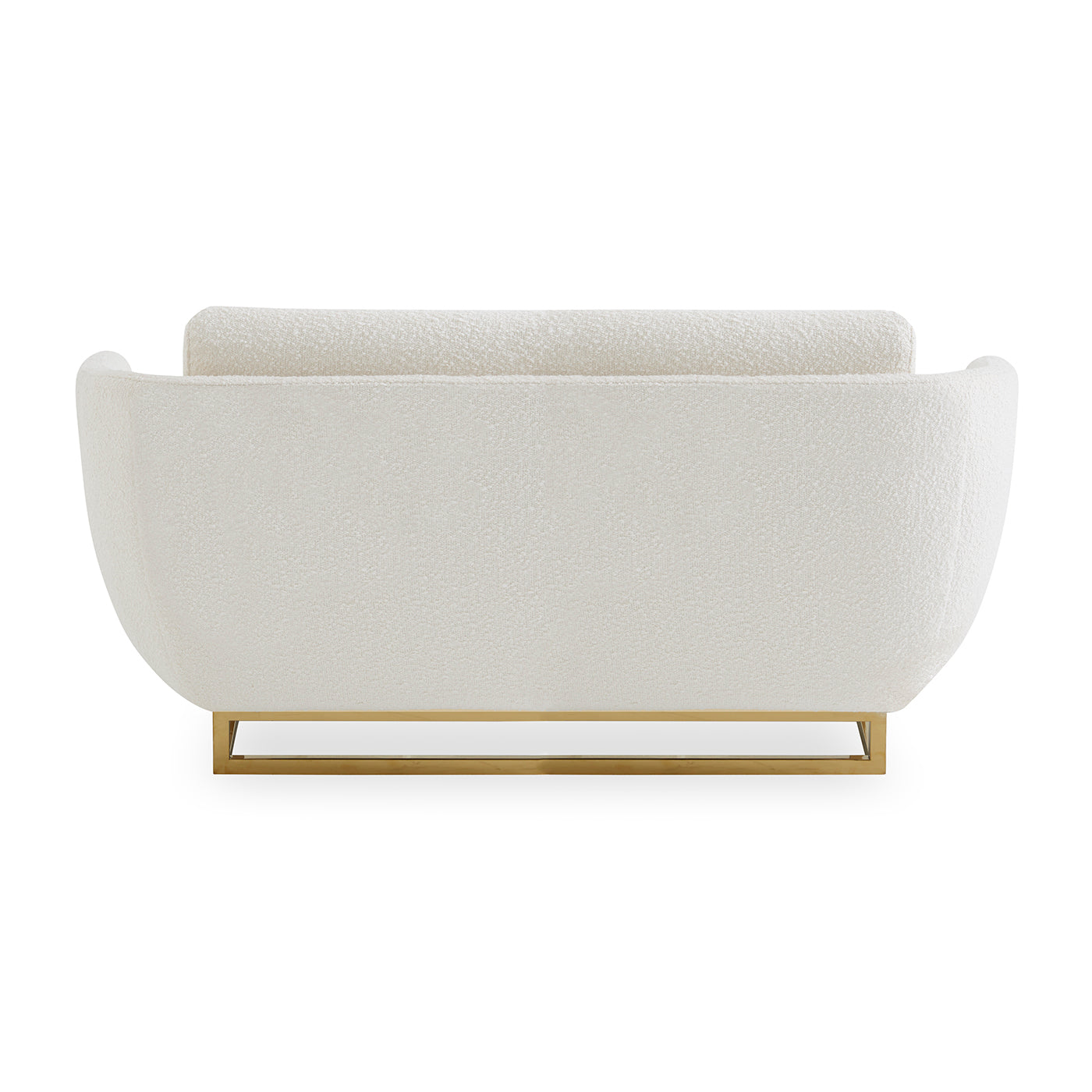 Beaumont 64 Settee - Modern Upholstered Loveseat Sofa for Living Room, Lounge & Office | Comfortable Small Couch with Sturdy Wooden Legs