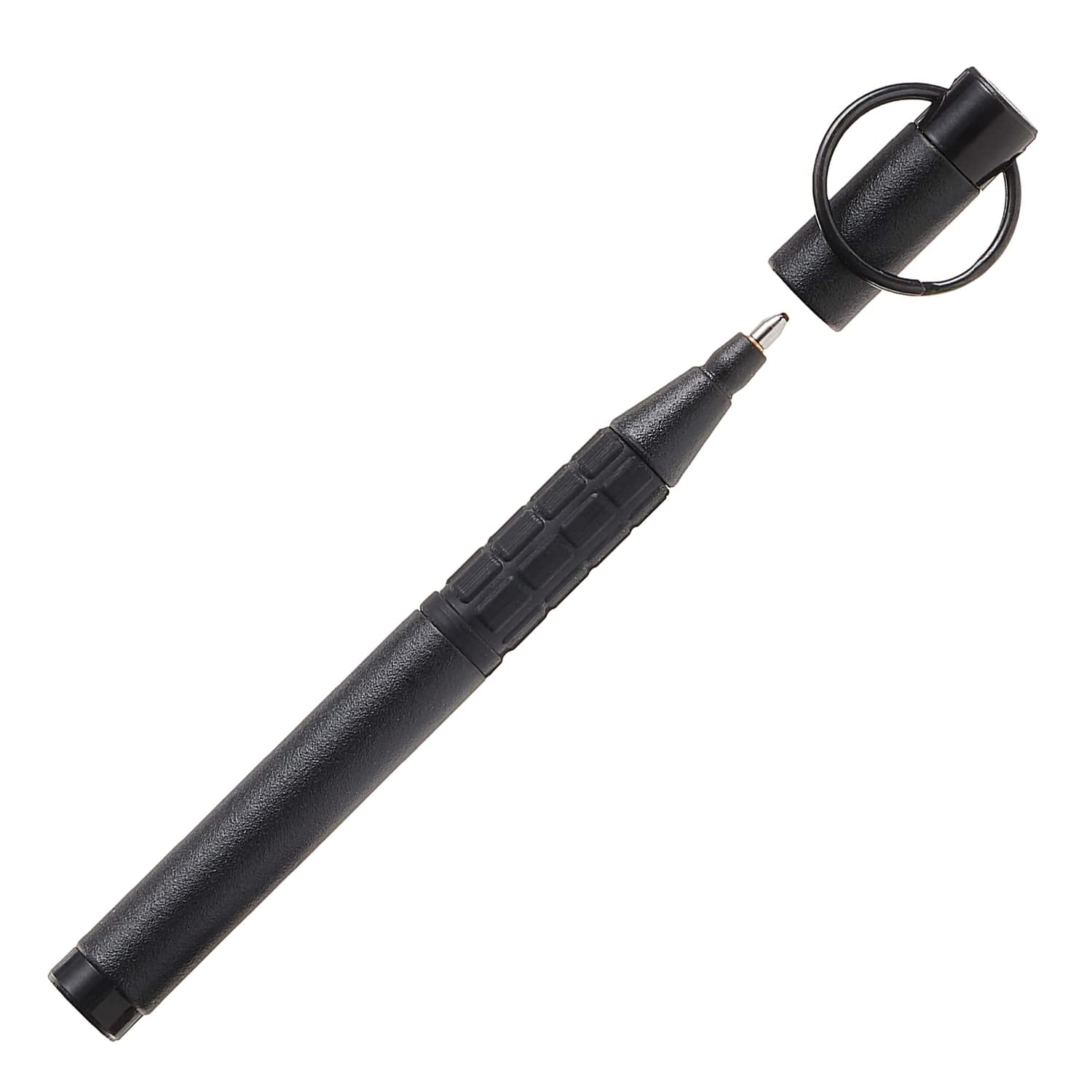 Fisher Space Trekker Matte Black Keychain Ballpoint Pen - Compact & Durable for Travel, Office, and Everyday Carry (EDC)