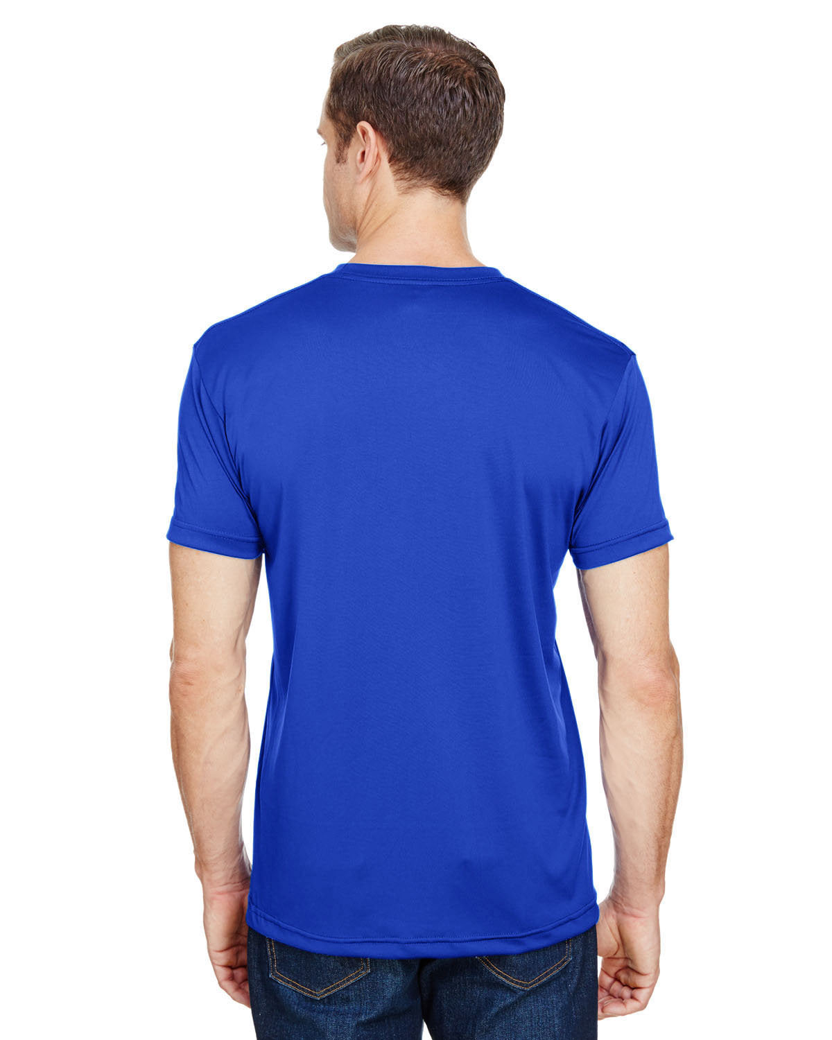 Bayside BA5300 Unisex 4.5 oz. Performance T-Shirt - Moisture Wicking Polyester Workout Shirt for Men & Women - Gym, Running, Yoga & Casual Wear