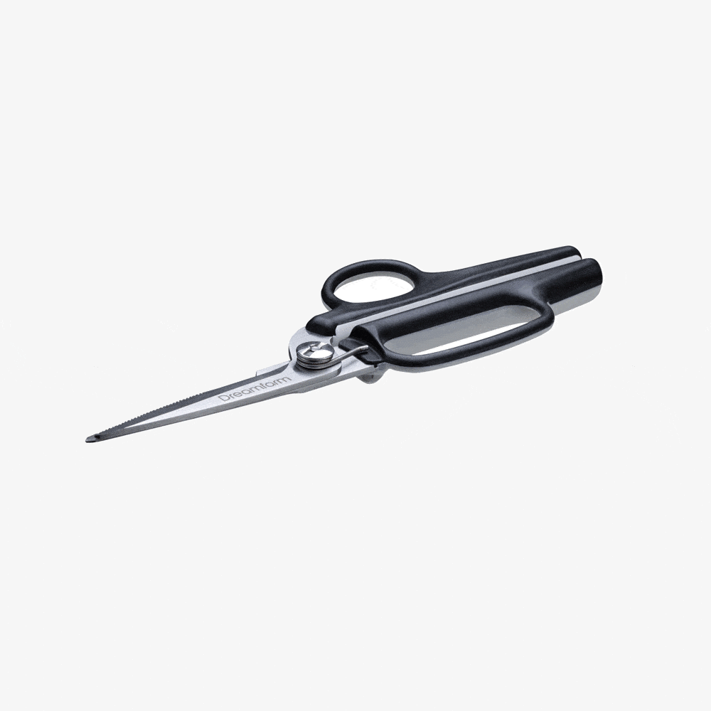 Dreamfarm Bishears - 5-Inch Kitchen Shears with Comfort Grip - Heavy Duty Stainless Steel Scissors for Cutting Herbs, Poultry, Fish & More - Perfect for Cooking, Crafting & DIY Projects