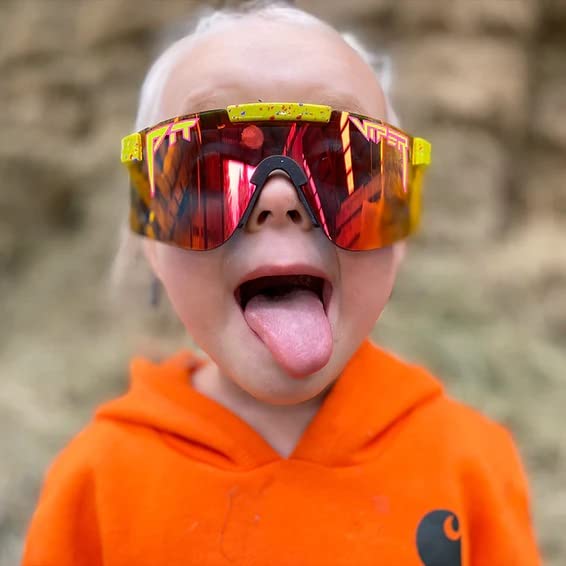Pit Viper The Original Sunglasses - Narrow Fit for Men & Women - UV Protection, Polarized Lenses - Perfect for Running, Cycling, Hiking & Outdoor Sports
