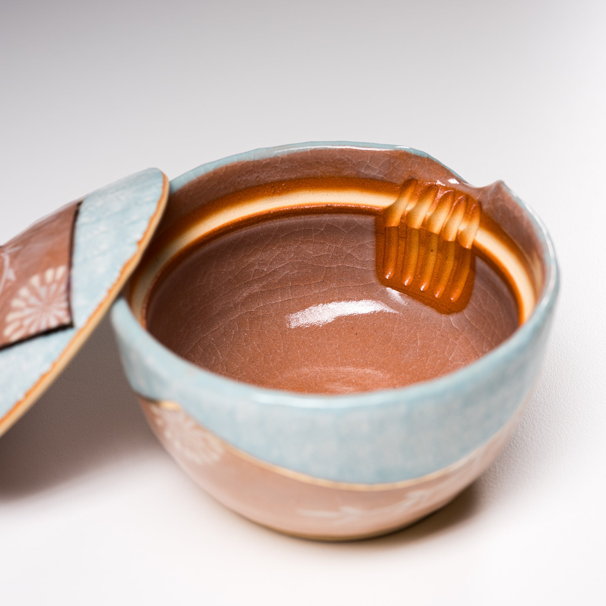 Handmade Kyoto Kiyomizu Ware Hohin Teapot - Traditional Japanese Karakusa Blue Ceramic Teapot for Matcha, Sencha & Green Tea Brewing | Perfect for Tea Ceremonies & Home Use
