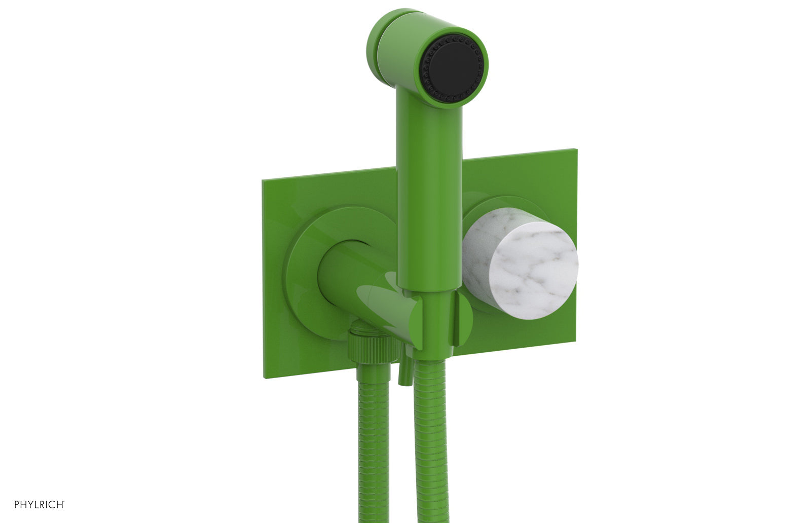 Premium Wall Mounted Bidet with Marble Handle - BASIC II Model 230 67 - Perfect for Modern Bathrooms & Luxury Home Upgrades