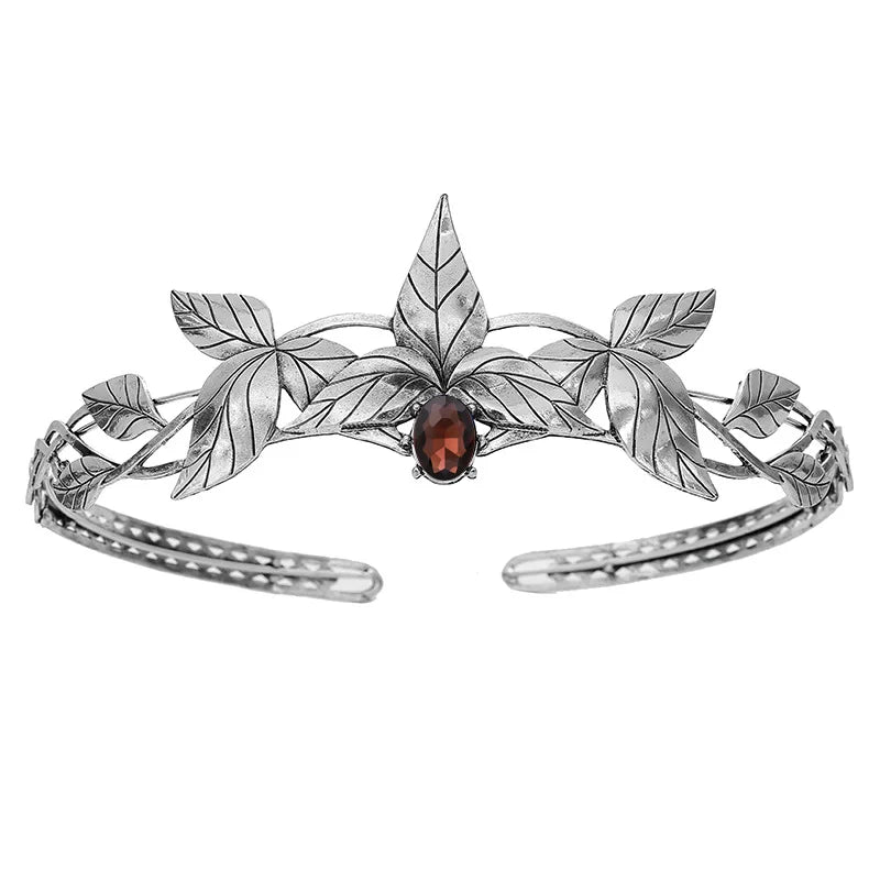 Silver - Wine Red