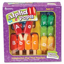 Smart Snacks Alpha Pops - 13 Piece Educational Alphabet Learning Toy Set for Kids - Perfect for Preschool Learning, Letter Recognition & Fine Motor Skills Development
