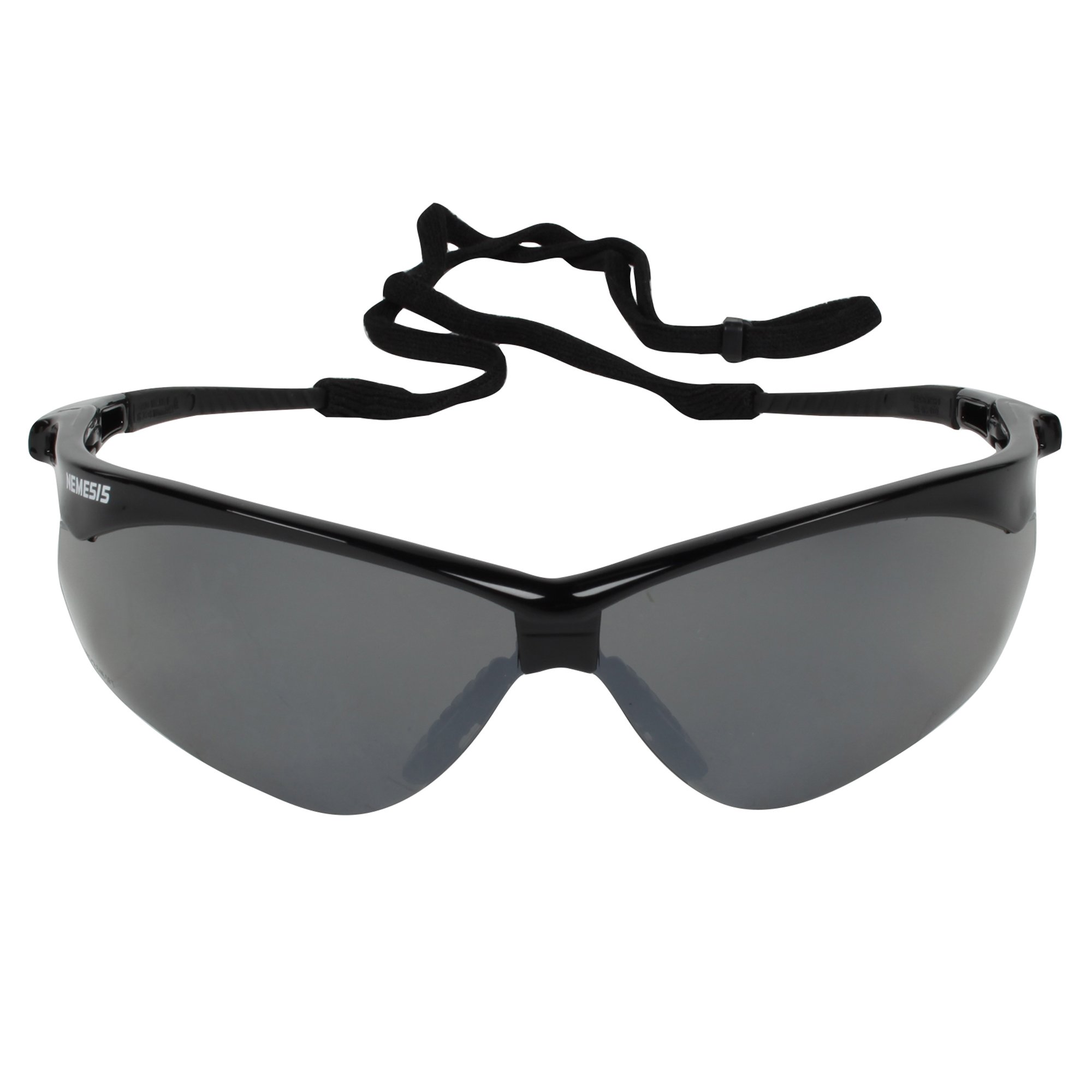 KLEENGUARD Nemesis CSA Safety Glasses (20380) - CSA Certified Smoke Mirror Lens with Black Frame - 12 Pairs/Case - Ideal for Construction, Woodworking & Industrial Safety Protection