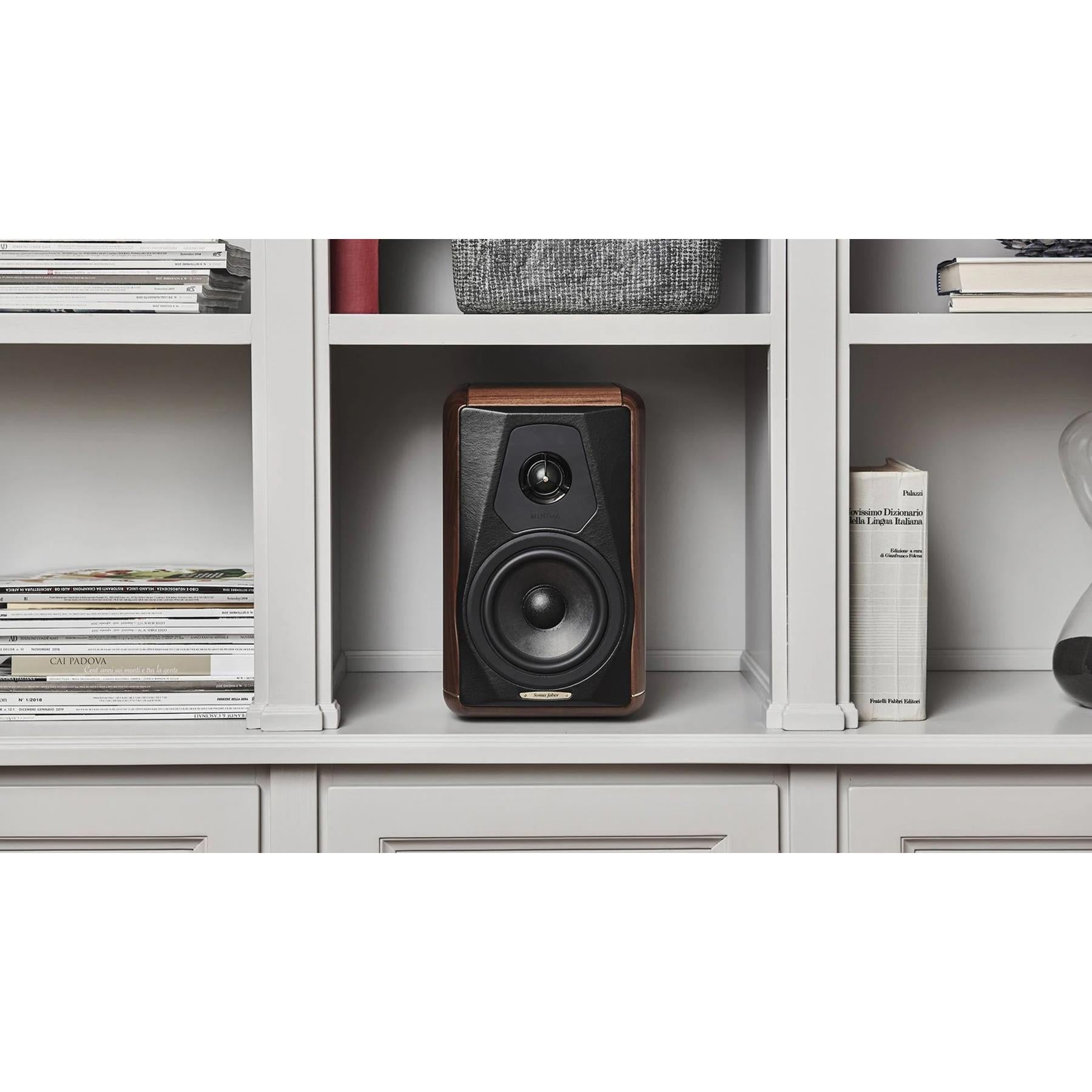 Sonus faber Minima Amator II Premium Bookshelf Speakers - High-End Audio for Home Theater & Music Listening - Perfect for Audiophiles & Home Entertainment Systems