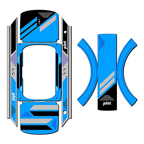 OneWheel Pint Graphics Kit - Blitz Blue Rail & Fender Decals with Grip Tape | Earth SURF Design by Senge Graphics | Perfect for Customizing Your Electric Skateboard