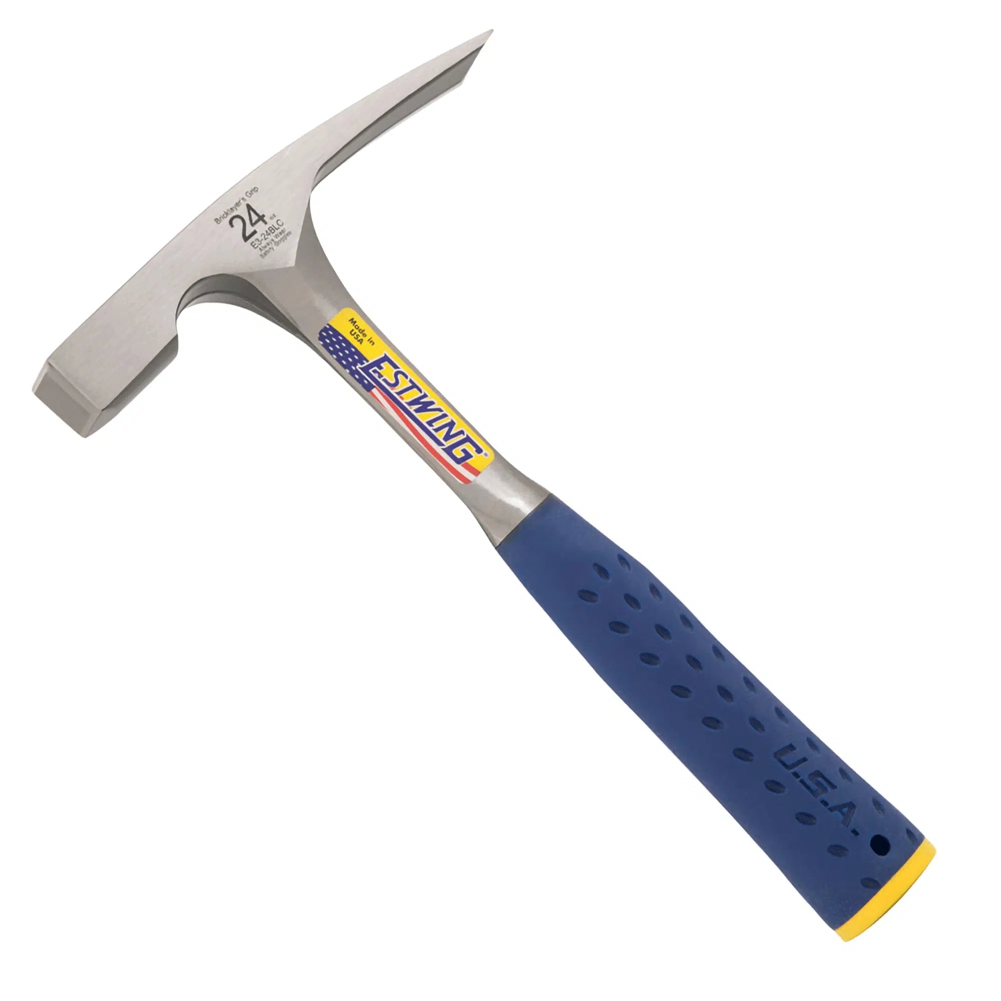 Estwing Bricklayer Mason Hammer - 16 oz Professional Masonry Hammer with Forged Steel Construction - Perfect for Bricklaying, Stone Work & Construction Projects