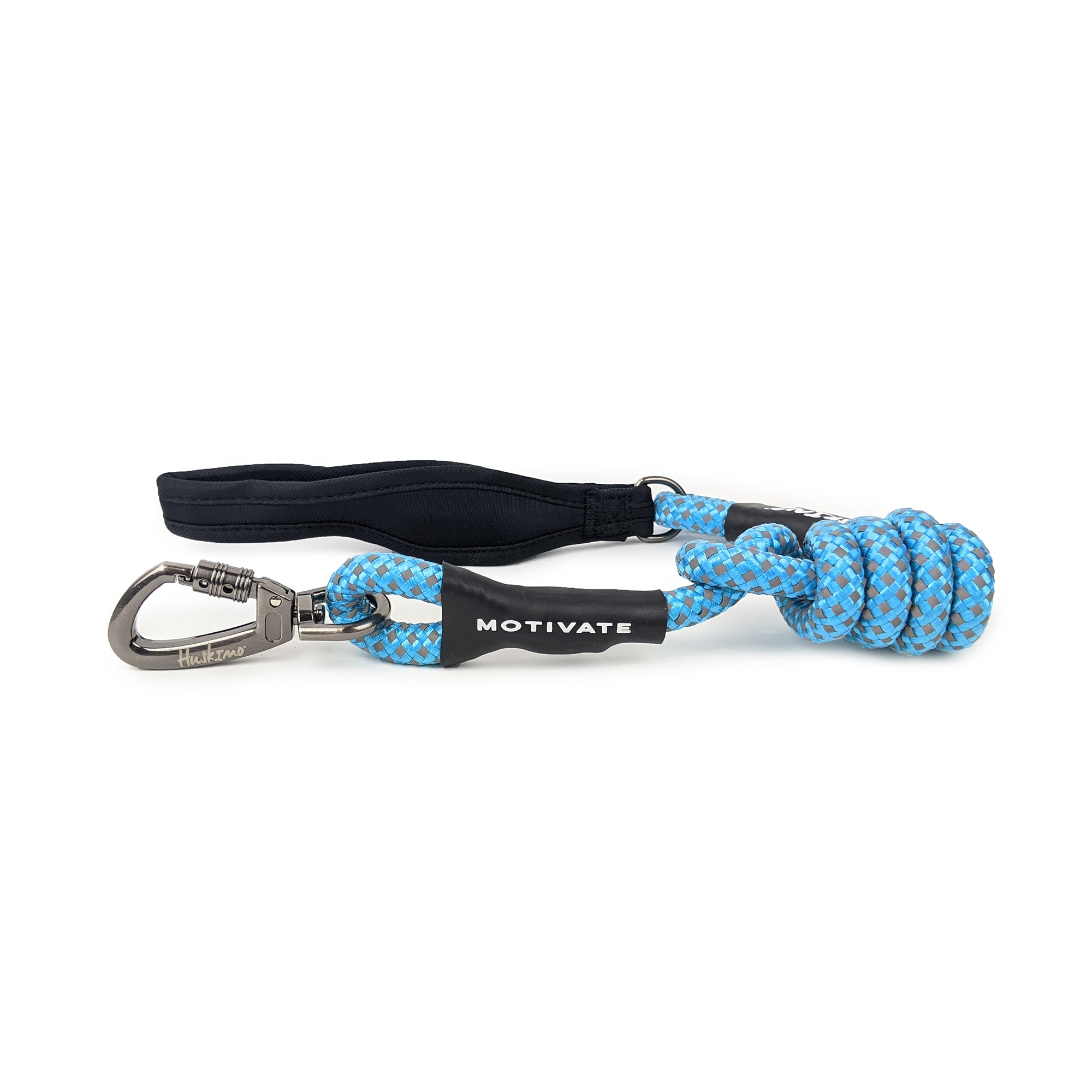 Huskimo Motivate Classic Dog Leash - Durable Nylon Reflective Dog Lead for Training, Walking & Outdoor Adventures - Perfect for Beach, Hiking & Daily Walks