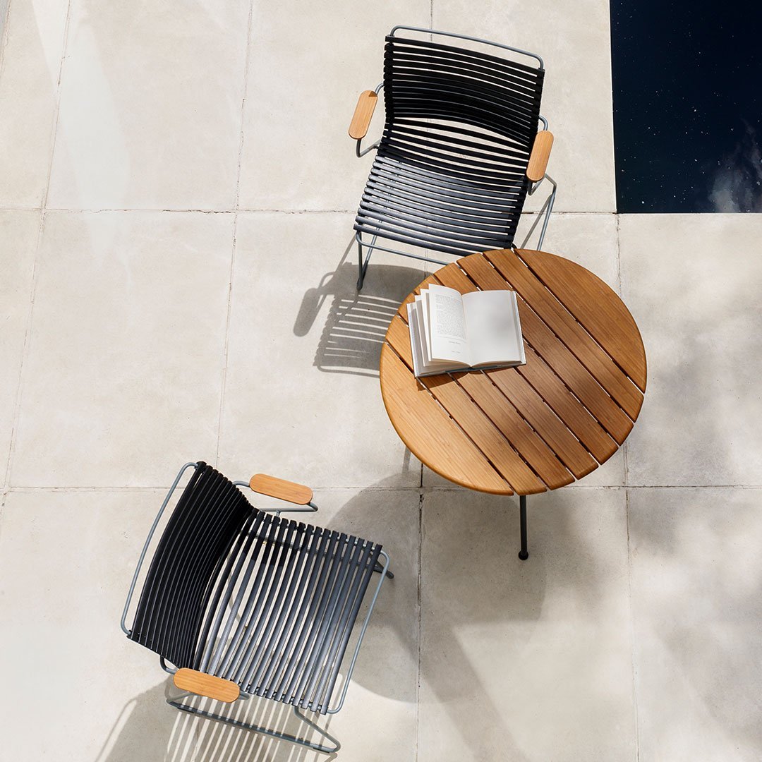 Outdoor Cafe Table - Weather-Resistant Round Bistro Table for Patio, Garden, and Restaurant Use - Perfect for Dining, Relaxing, and Entertaining Outdoors