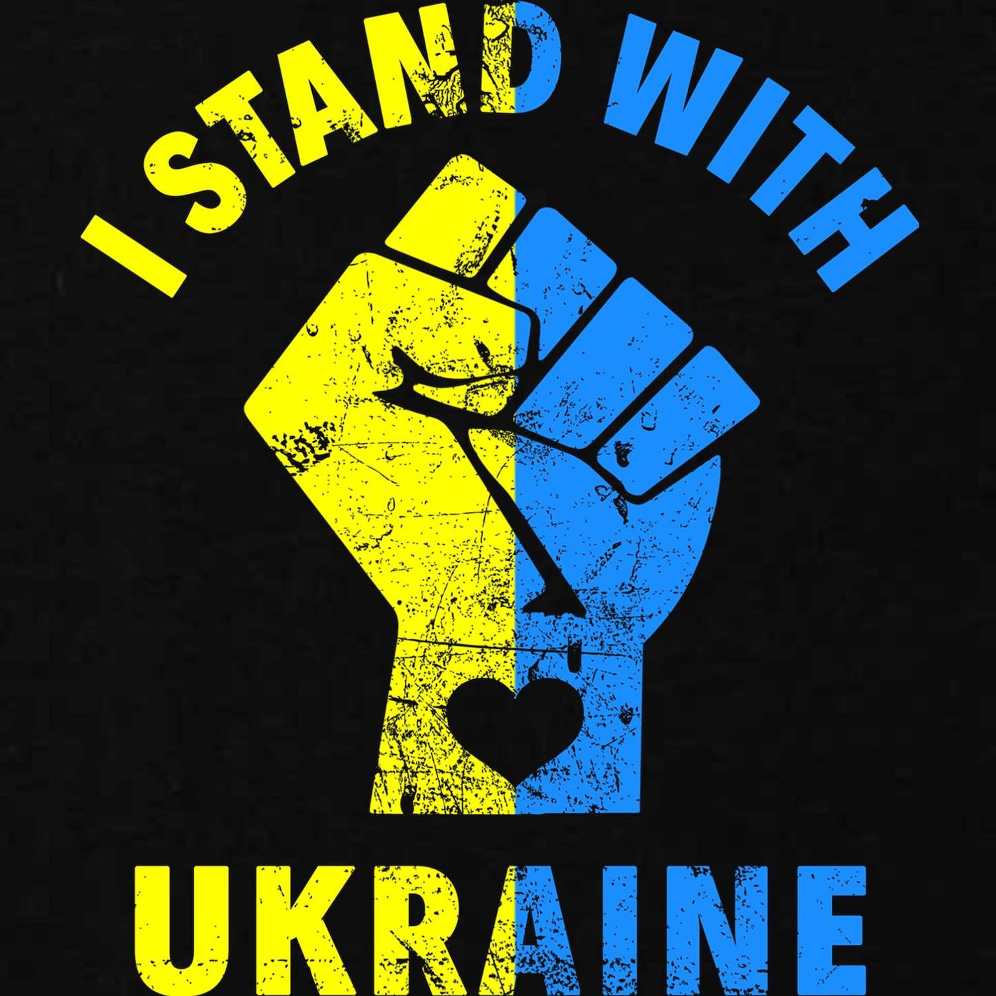 I Stand with Ukraine Pride Maternity T-Shirt for Women - Ruched Side Design for Comfort & Style - Perfect for Pregnancy, Protests & Patriotic Support