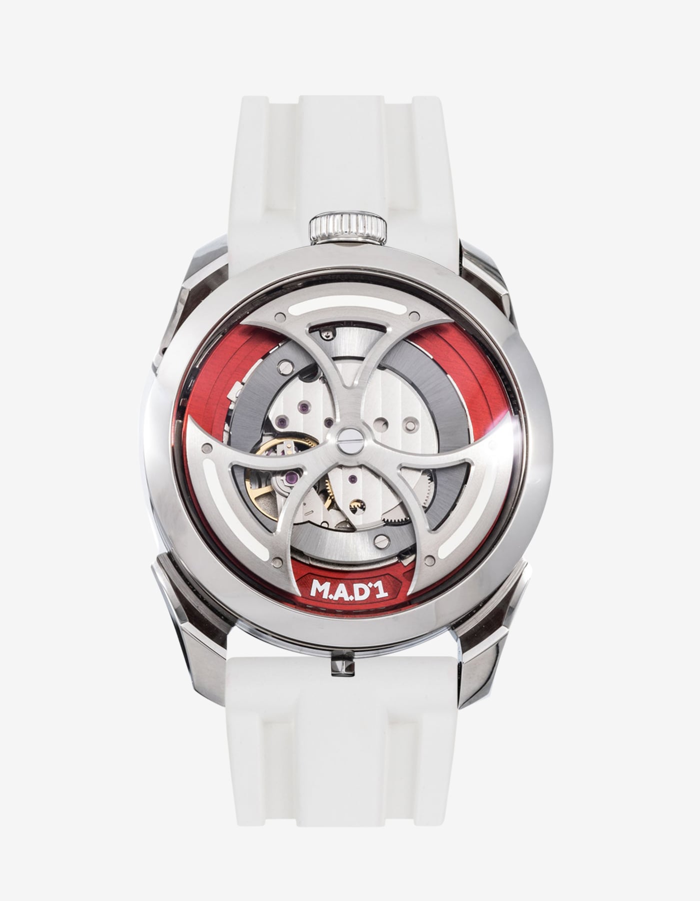 Premium Rubber Watch Strap for MB&F M.A.D.1 Red Edition - Durable, Comfortable Replacement Band for Luxury Watches | Perfect for Daily Wear, Sports & Special Occasions