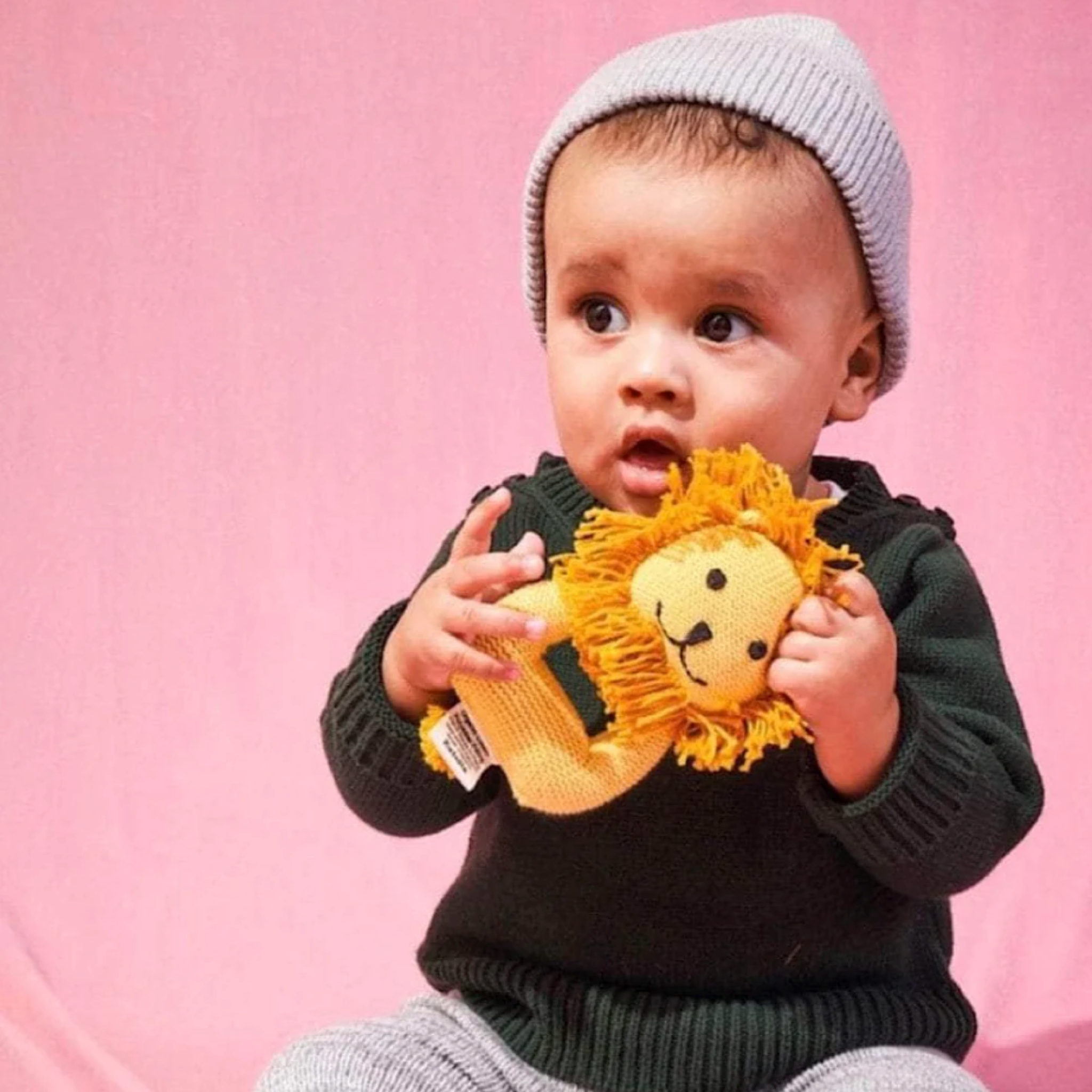 Adorable Baby Lion Plush Toy - Soft & Cuddly Stuffed Animal for Kids, Perfect for Nursery Decor, Birthday Gifts & Cute Room Accessories