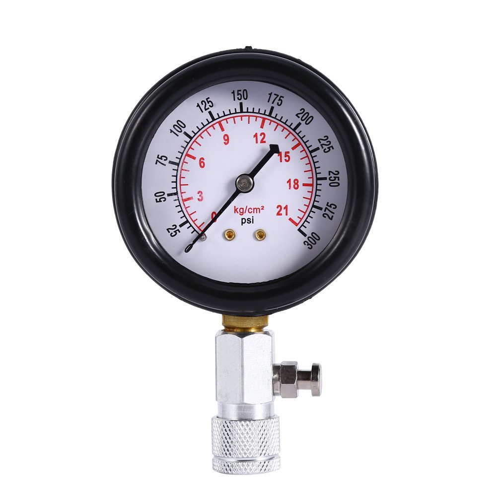 Professional Gas Engine Compression Tester Kit - Accurate Pressure Gauge for Car, Motorcycle & Small Engines - Durable Garage Diagnostic Tool with Protective Case - Perfect for Mechanics, DIY Auto Repair & Engine Maintenance