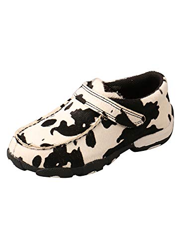 Twisted X Kids' Boat Shoes for Boys & Girls - Comfortable Driving Mocs for Casual Wear, School & Outdoor Activities