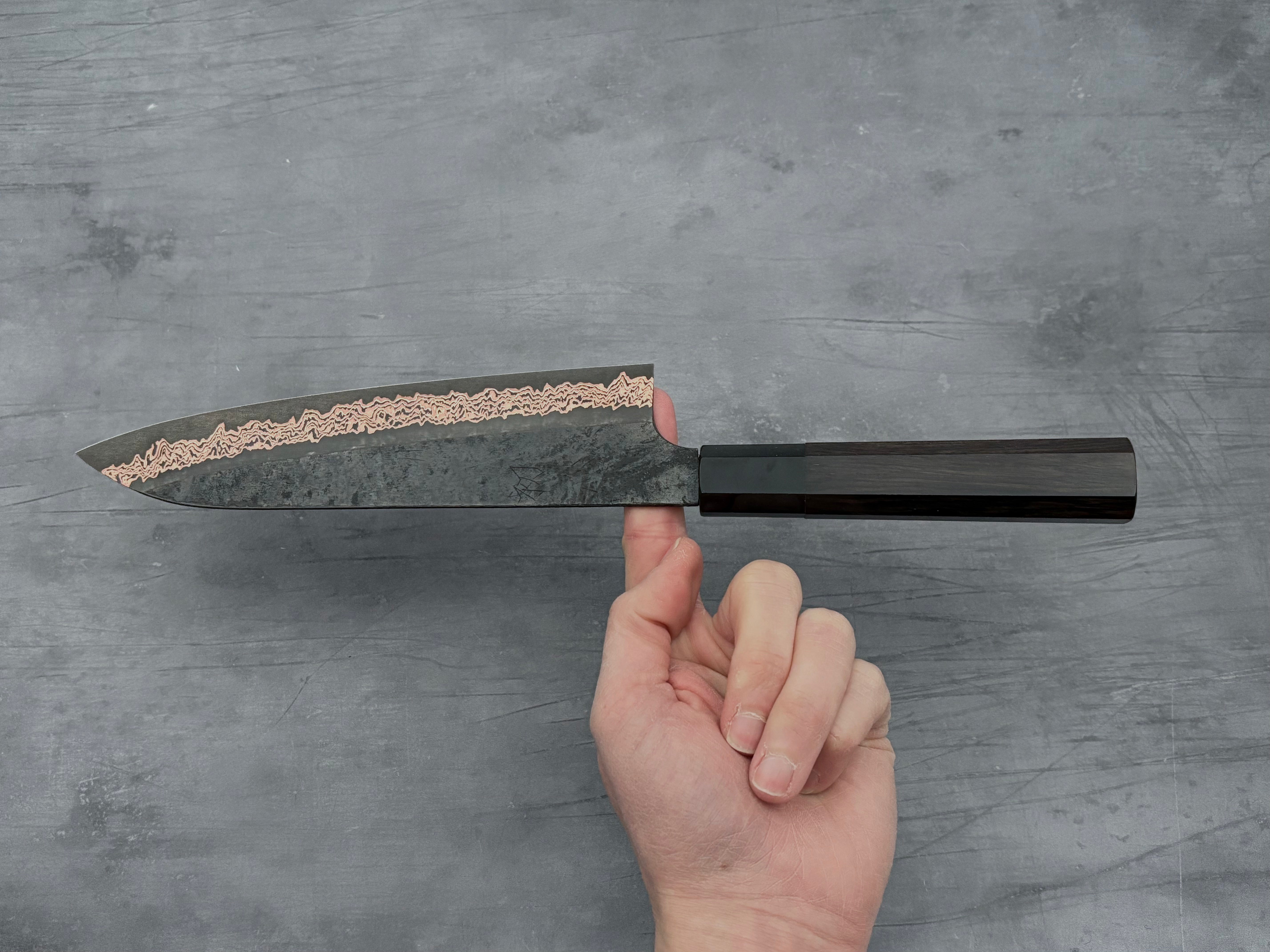 Premium Hatsukokoro Yorokobi Gyuto 210mm Japanese Chef Knife - High Carbon Steel Kitchen Knife for Professional Chefs & Home Cooking, Perfect for Slicing, Dicing & Meat Cutting