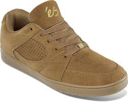 Es Accel Slim Sneakers - Lightweight Brown & Gum Casual Shoes for Men & Women | Perfect for Walking, Running & Everyday Wear