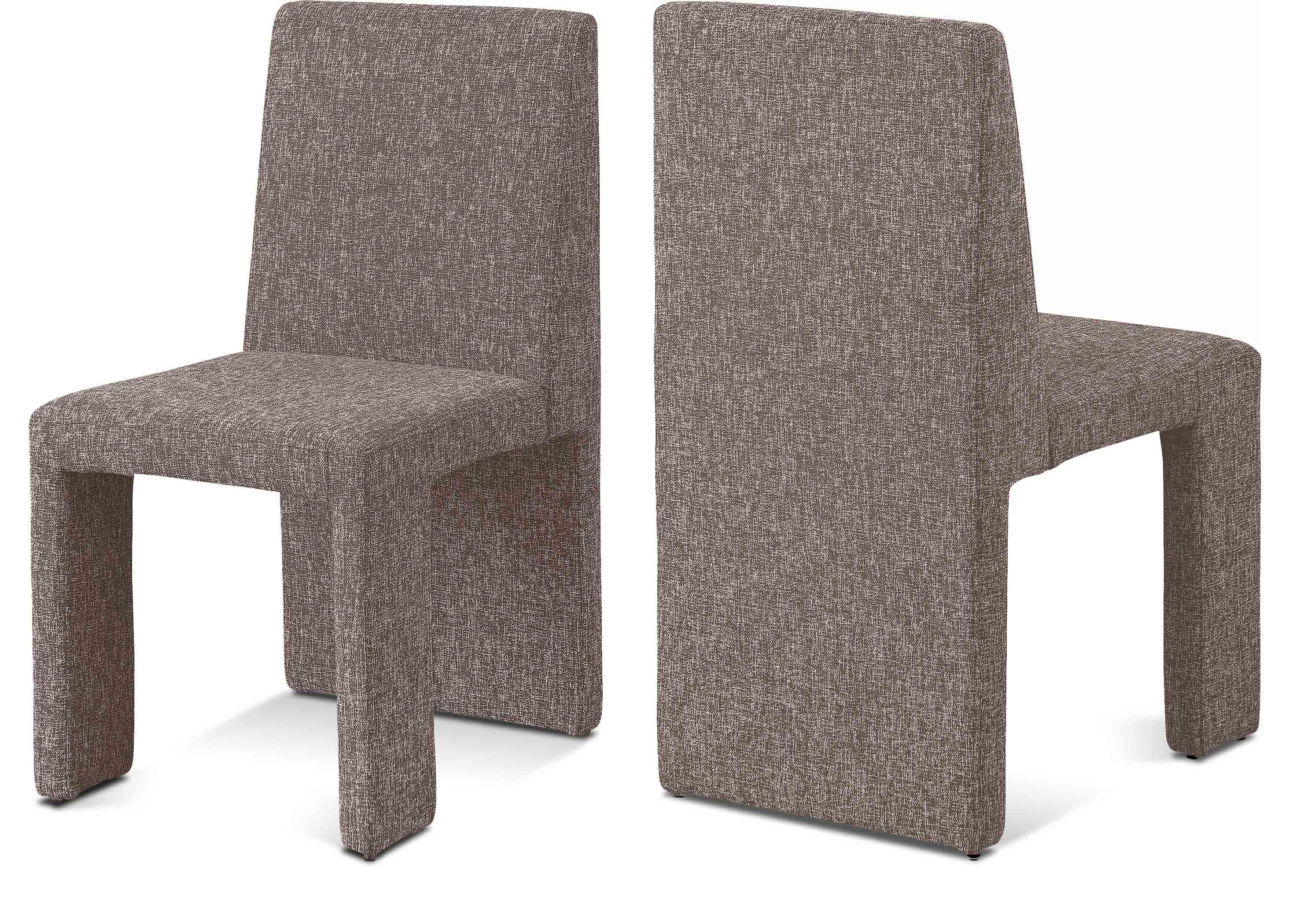 Benson Linen Textured Fabric Dining Chair - Modern Farmhouse Style Upholstered Seat for Kitchen, Dining Room & Home Decor | Comfortable & Durable