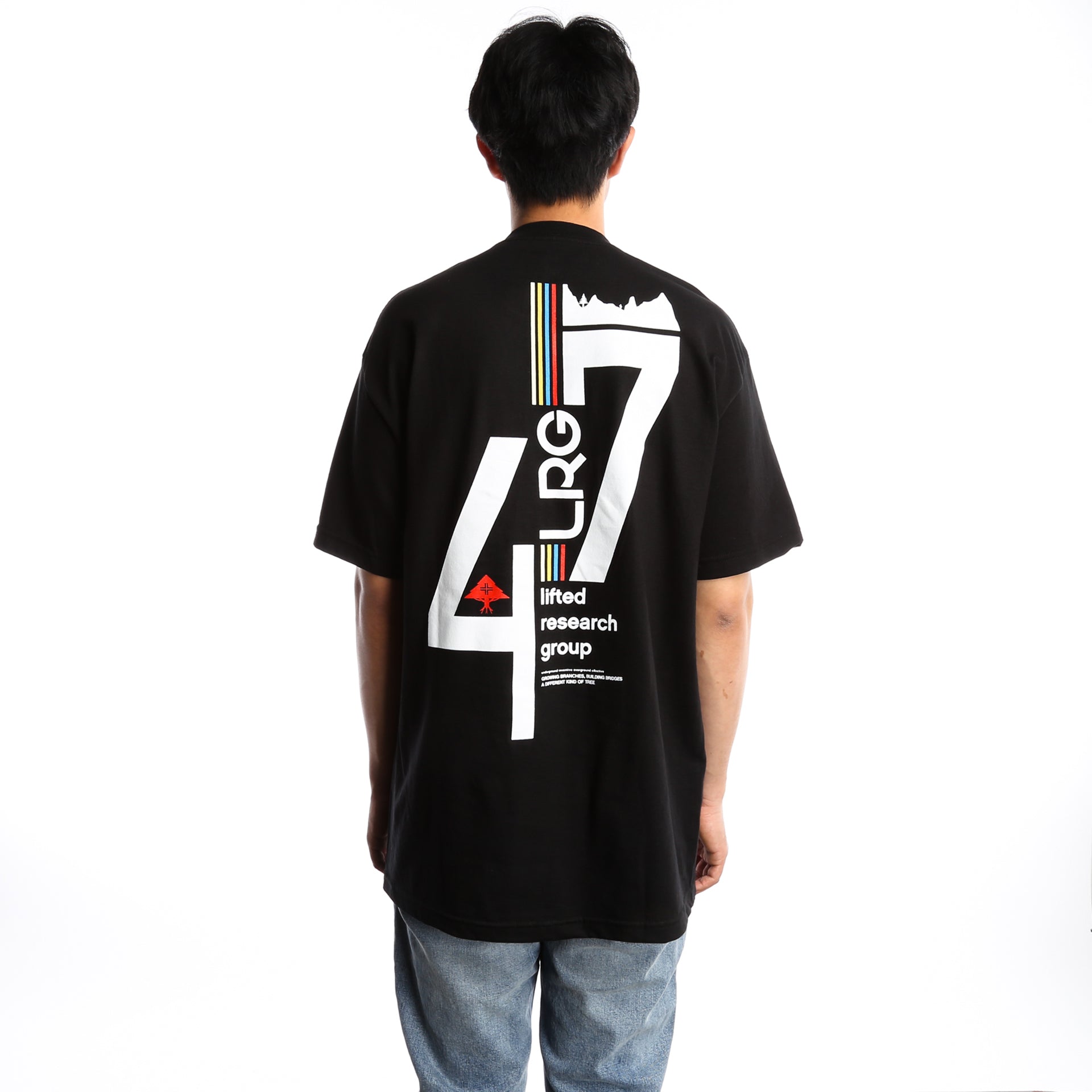 LRG Lifted 47 Graphic T-Shirt for Men - Black Cotton Tee - Streetwear Fashion & Casual Wear