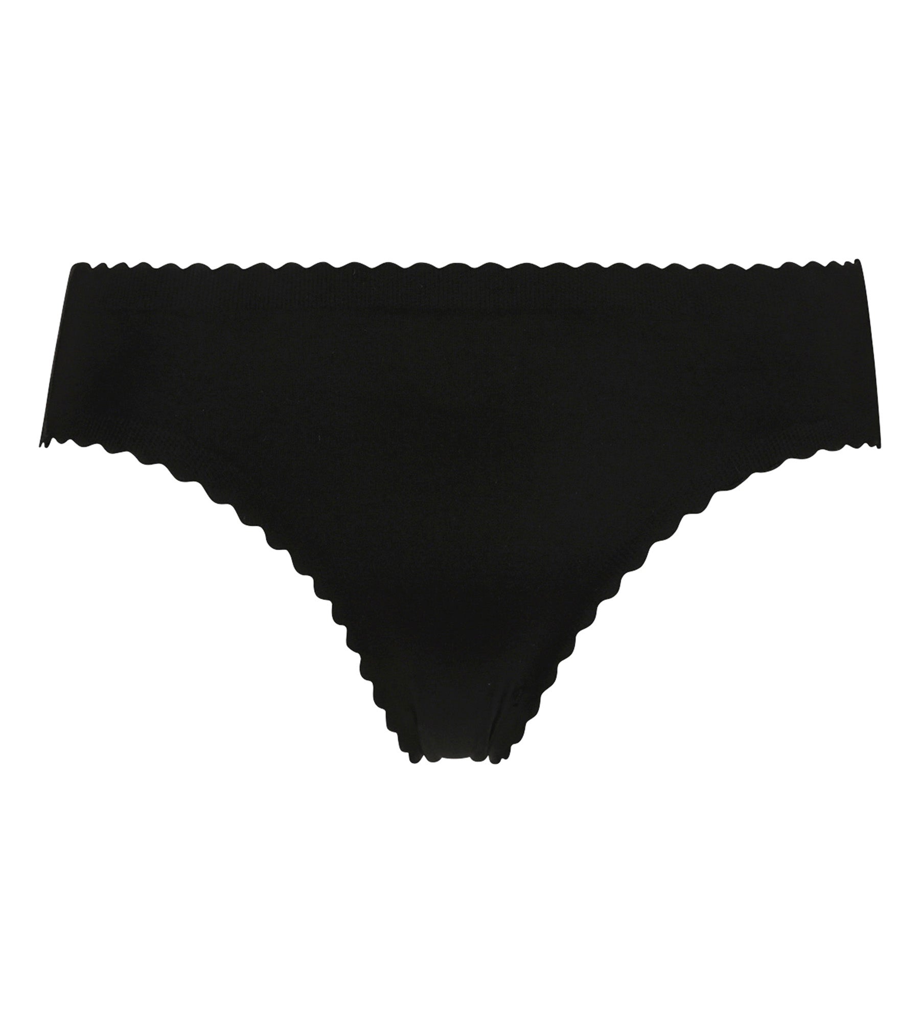 Black Microfiber Culotte - Ultra Soft & Comfortable Underwear for Women | Perfect for Everyday Wear, Yoga, and Lounge