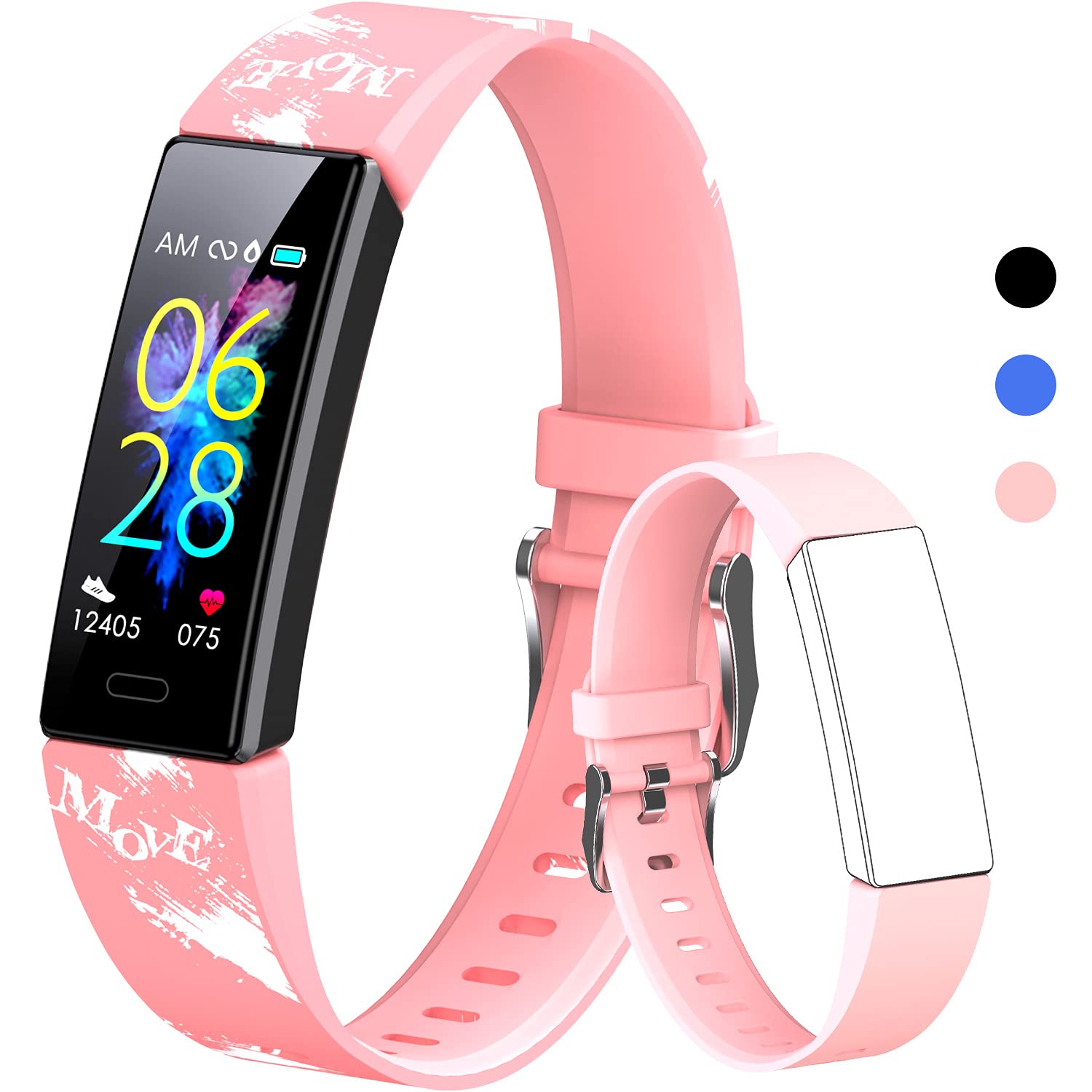 Kids Fitness Tracker Watch - IP68 Waterproof Activity Tracker with Pedometer, Stopwatch & 11 Sport Modes for Boys & Girls Ages 6-16 | Perfect for School, Sports & Outdoor Adventures
