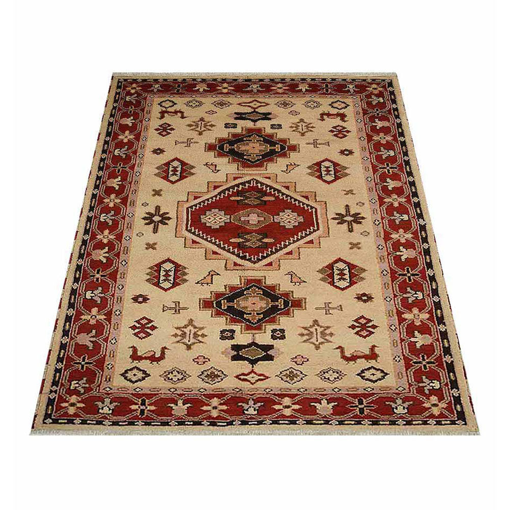 Handmade Serapi Afghan Rug - Premium Hand-Knotted Wool Carpet for Living Room, Bedroom & Dining Area - Traditional Persian Design for Home Decor