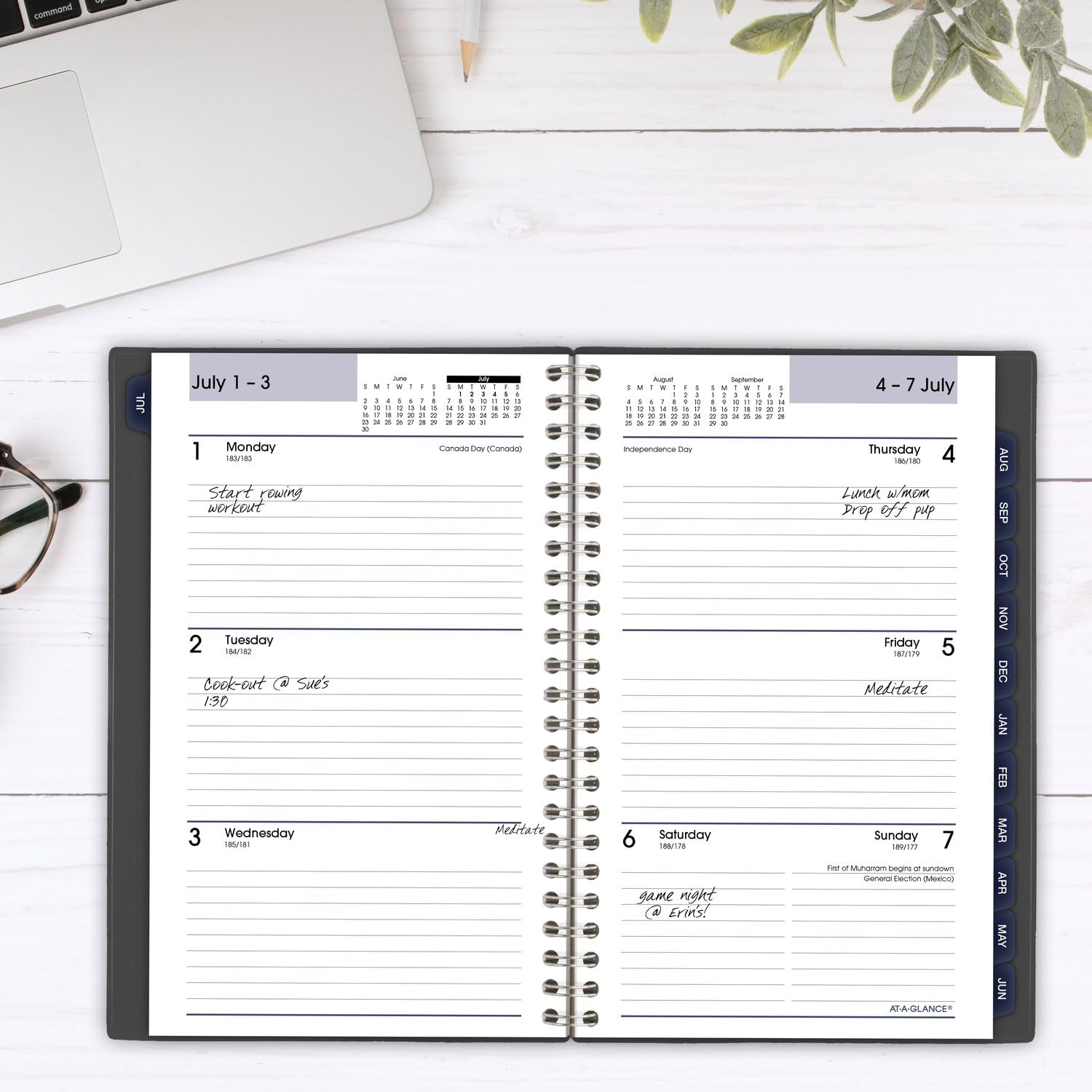 AT-A-GLANCE 2024-2025 Academic Planner - Weekly & Monthly Layout, 5
