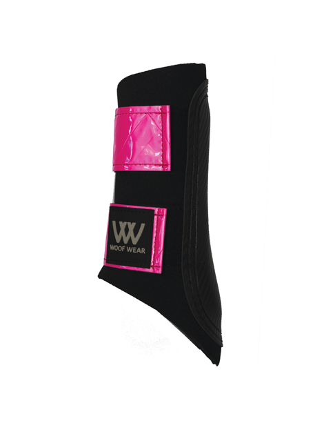 Woof Wear Fluorescent Club Brushing Boots - Reflective Dog Boots for Nighttime Safety & Paw Protection - Perfect for Walking, Running & Outdoor Adventures