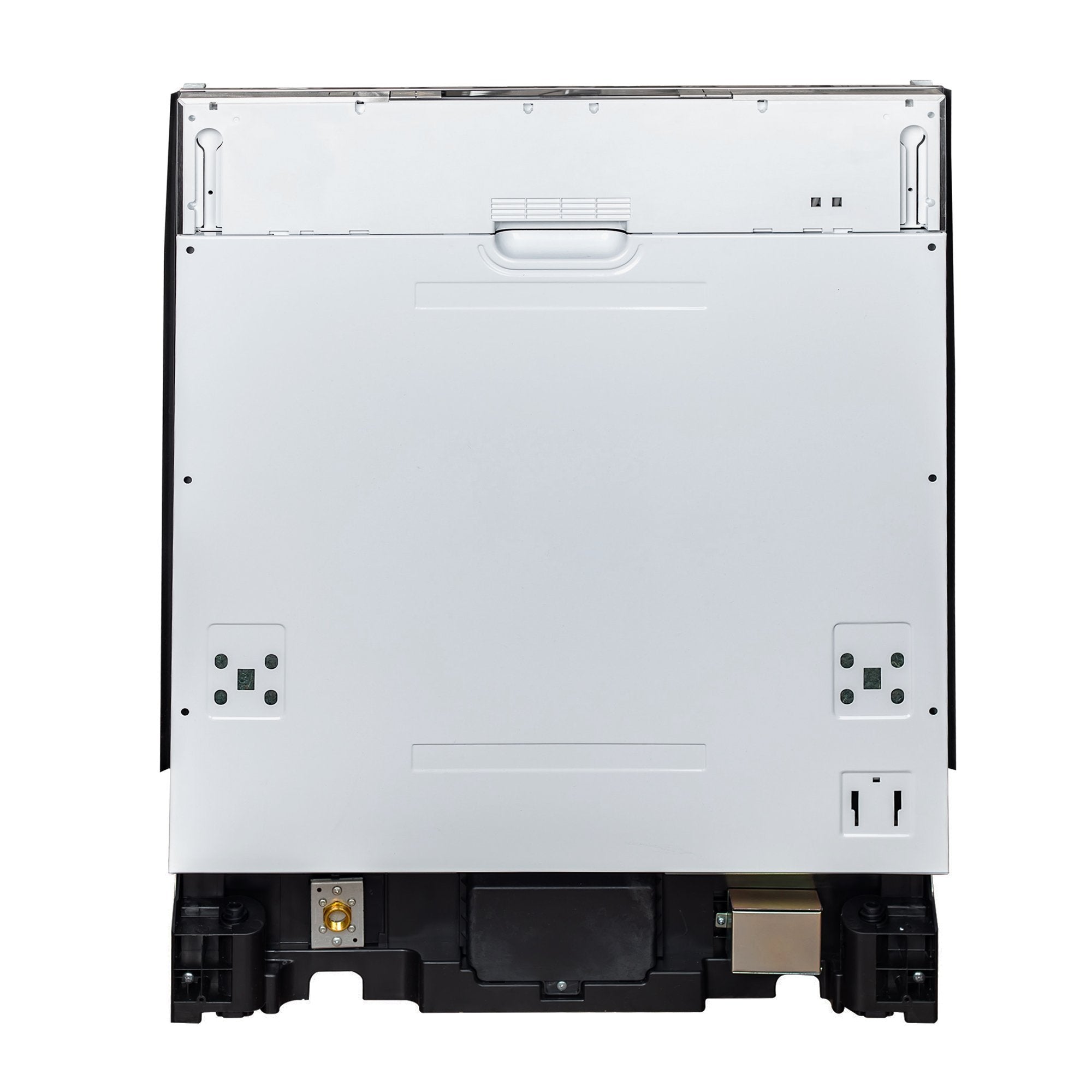 ZLINE 24 Inch Stainless Steel Panel Ready Built-In Dishwasher - Ultra Quiet 52dBa, Top Control (Model DW7713 24) - Perfect for Modern Kitchens & Open Concept Homes