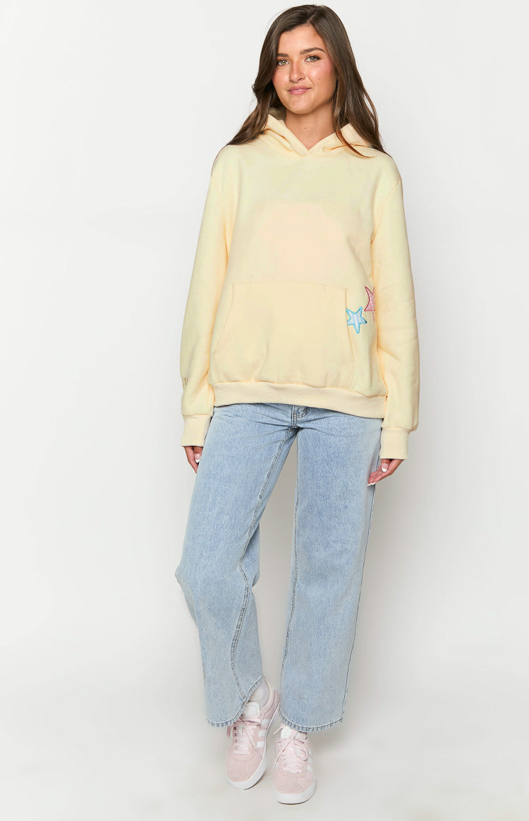 Beginning Cream Star Hoodie - Soft & Cozy Pullover Sweatshirt for Men & Women | Perfect for Casual Wear, Street Style & Loungewear