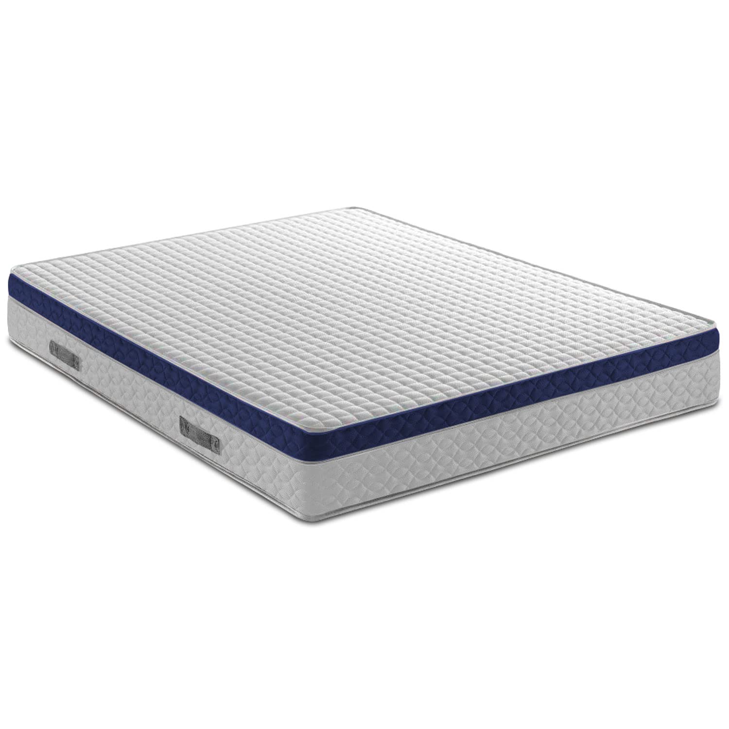 Baldiflex Memory Foam Mattress - 5cm Thick Queen Size Viscoelastic Mattress with Full Air Band, 9-Zone Support, Removable & Washable Cover (140x190x26cm) for Bedroom, Guest Room, or RV