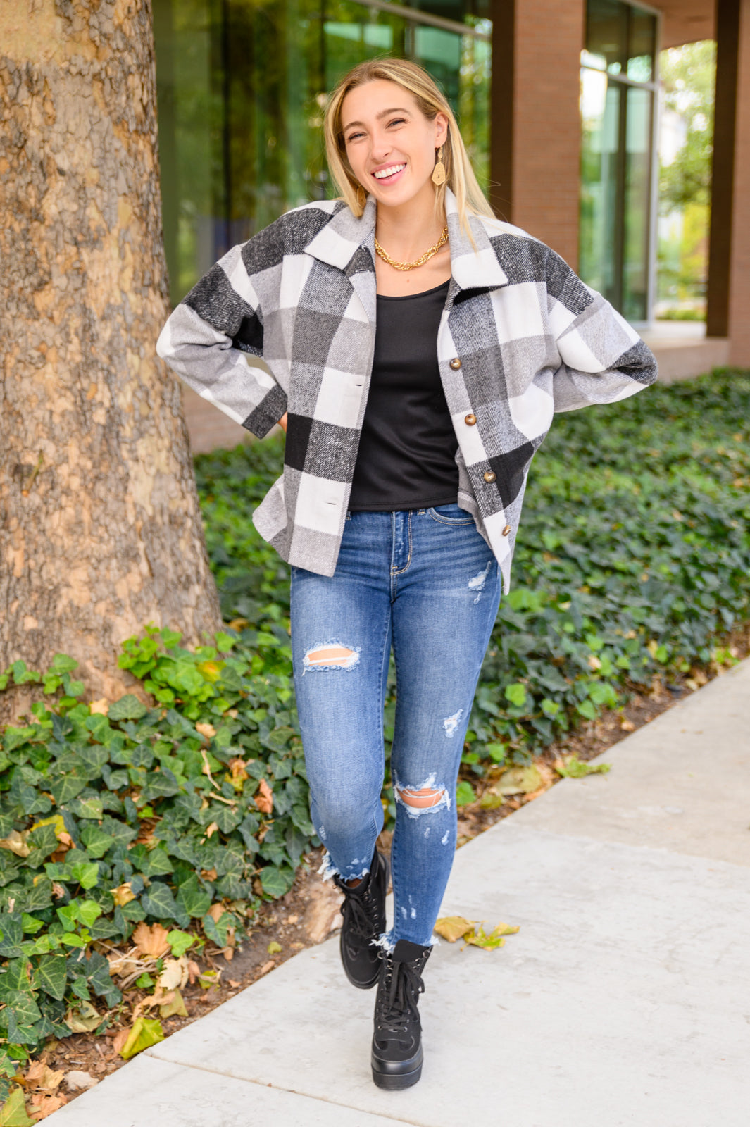 Basic Long Sleeve Top for Women - Soft Comfortable Everyday Black Shirt | Perfect for Work, Casual Outfits & Layering