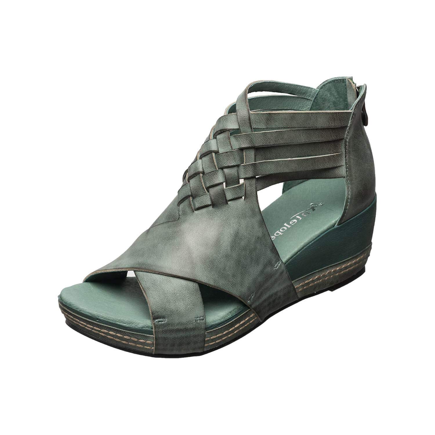 Antelope Women's Tavi Leather Wedge Sandals - Comfortable Summer Casual Shoes for Beach, Vacation & Everyday Wear