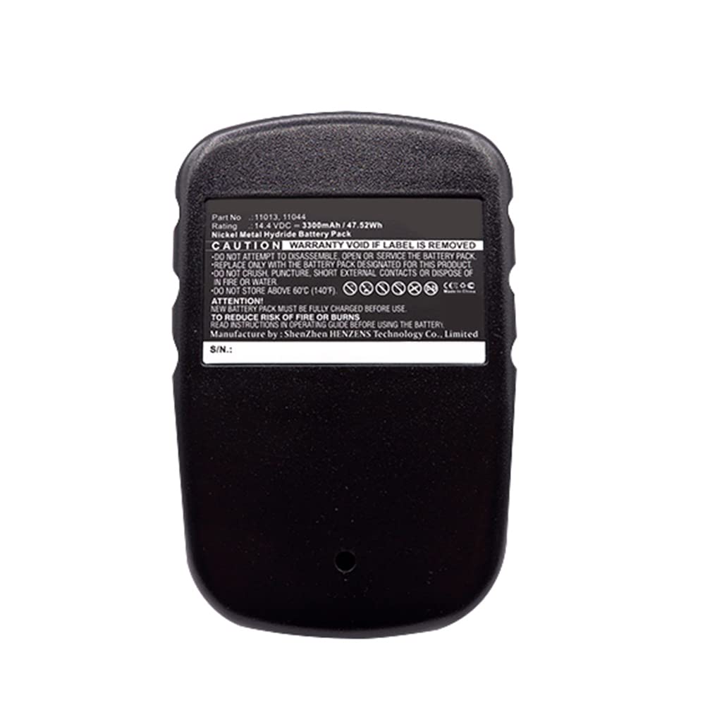 Synergy Digital 14.4V 3300mAh Ni-MH Replacement Battery for Craftsman 315.11453 Power Tool - Compatible with Craftsman 11013, 11044, 130279002, 1322522, 1325101 - Perfect for Drills, Saws & DIY Projects