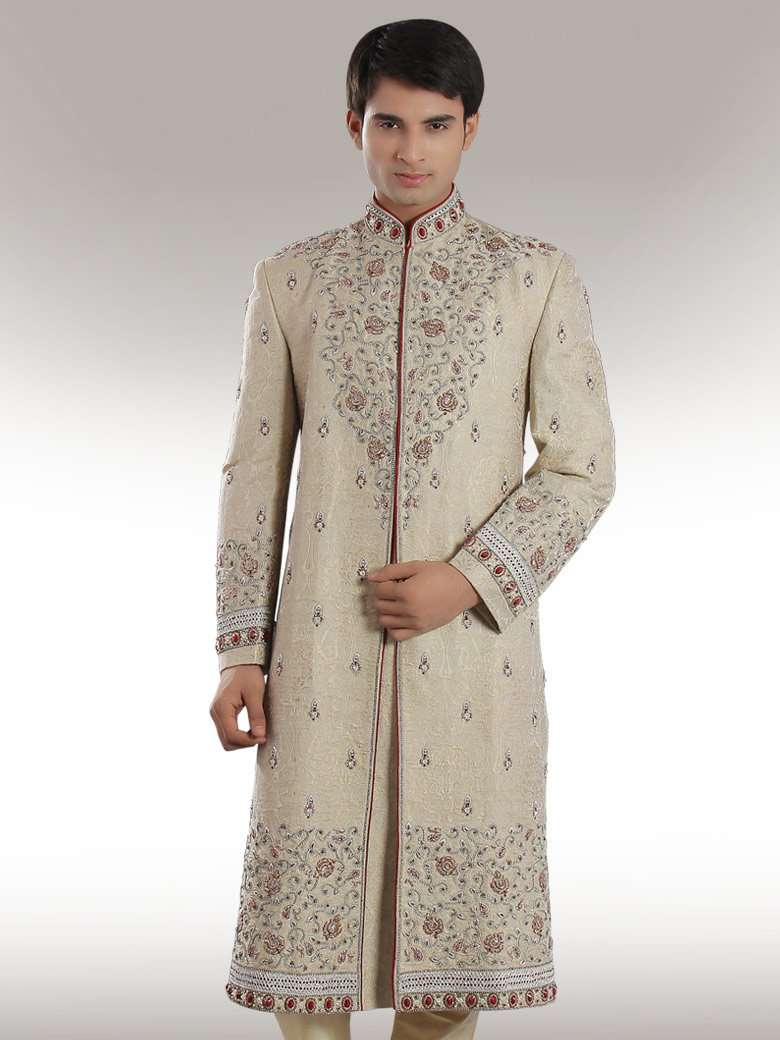 Elegant Traditional Sherwani for Men - Indian Wedding Attire & Festive Occasions - Perfect for Grooms, Cultural Events, and Special Celebrations