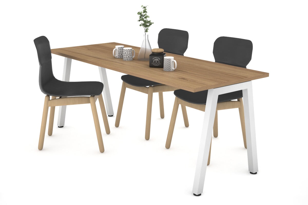 Quadro A Legs Table - 1600L x 700W Modern Dining Table for Home & Office | Perfect for Dining Rooms, Kitchens, Conference Rooms & Workspaces