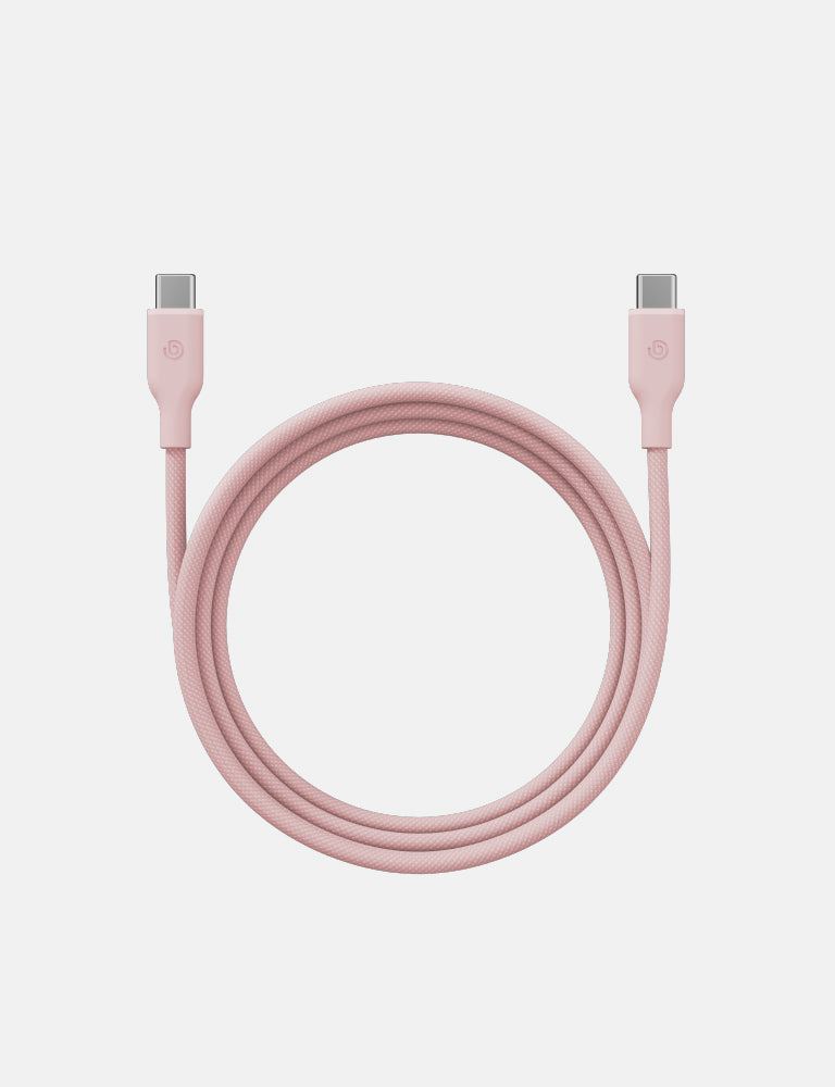 Braided Nylon USB-C to USB-C Cable 1.5M (5ft) Fast Charging & Data Sync - Perfect for Smartphones, Tablets & Laptops