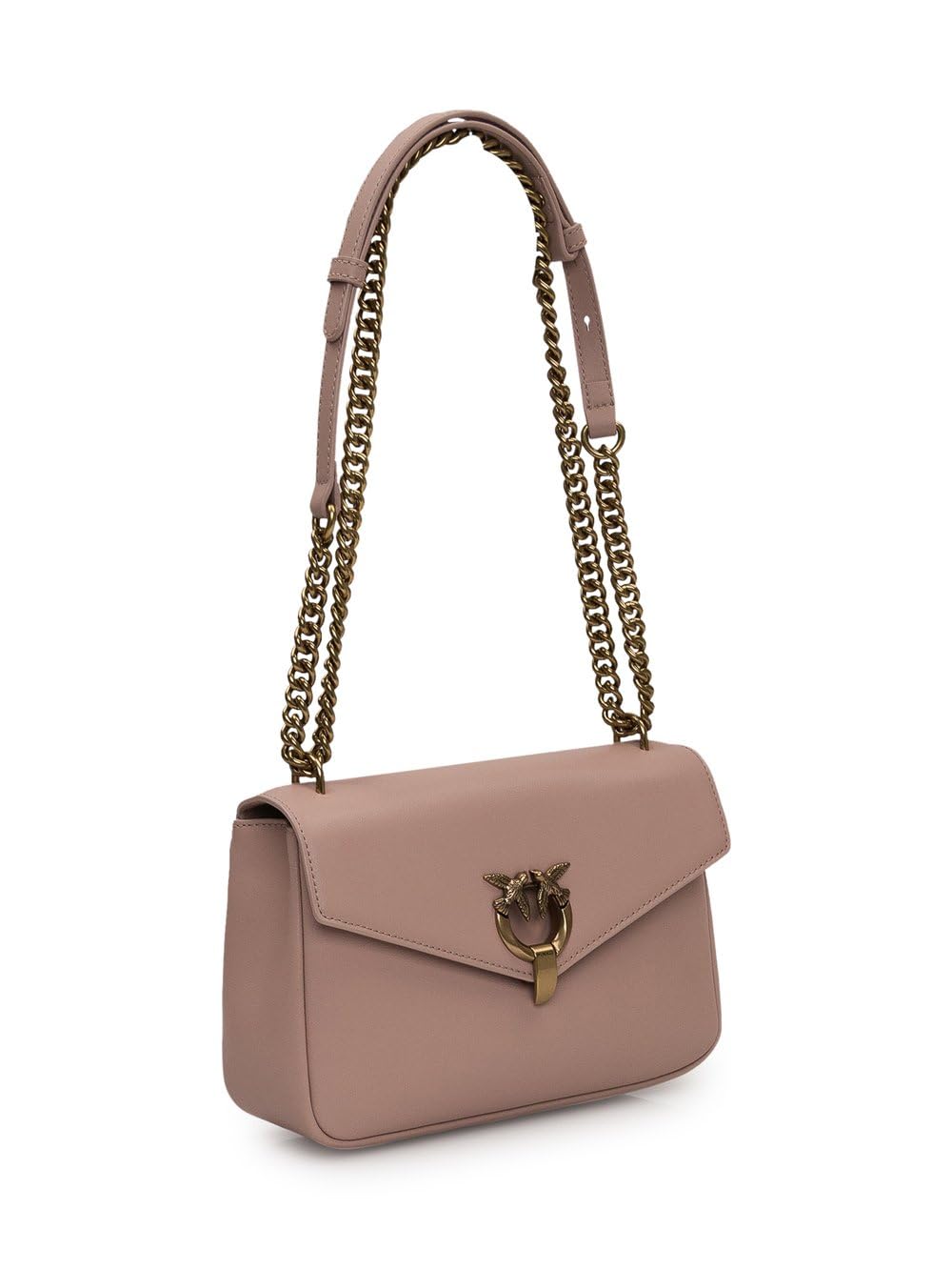 Pinko Women's Cupido Messenger Classic VITEL Crossbody Bag - Fashionable Pink Leather Purse for Everyday Use, Work & Travel Accessories