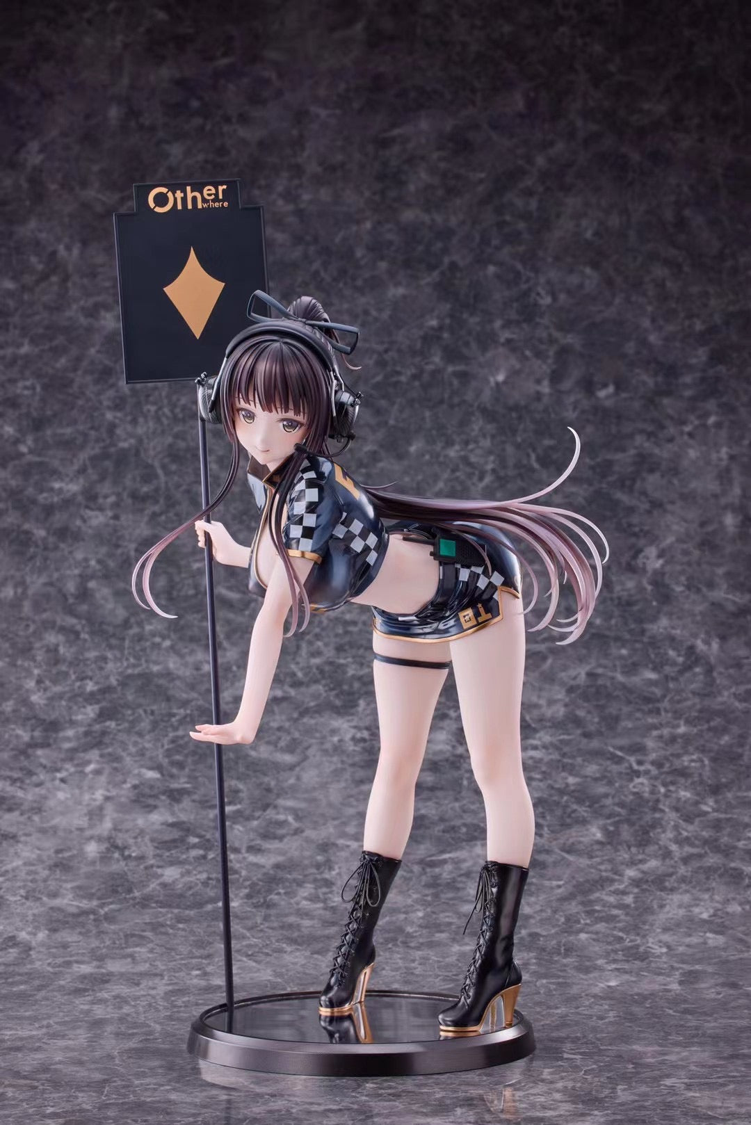 Otherwhere Studio Sawa Kurumi Racing Girl Ver Anime Figure - Collectible Japanese Racing Miku Model for Anime Fans & Figure Collectors | Perfect for Display, Cosplay Inspiration & Gift Giving