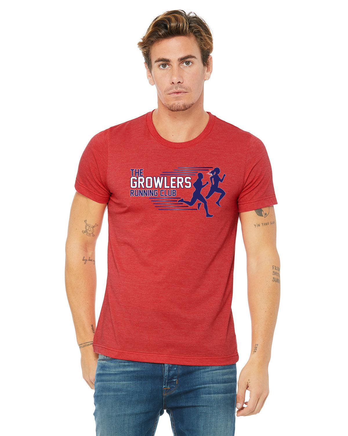 Growlers Unisex T-Shirt (3001CVC) - Comfortable Cotton Tee for Men & Women - Perfect for Casual Wear, Outings & Gifts