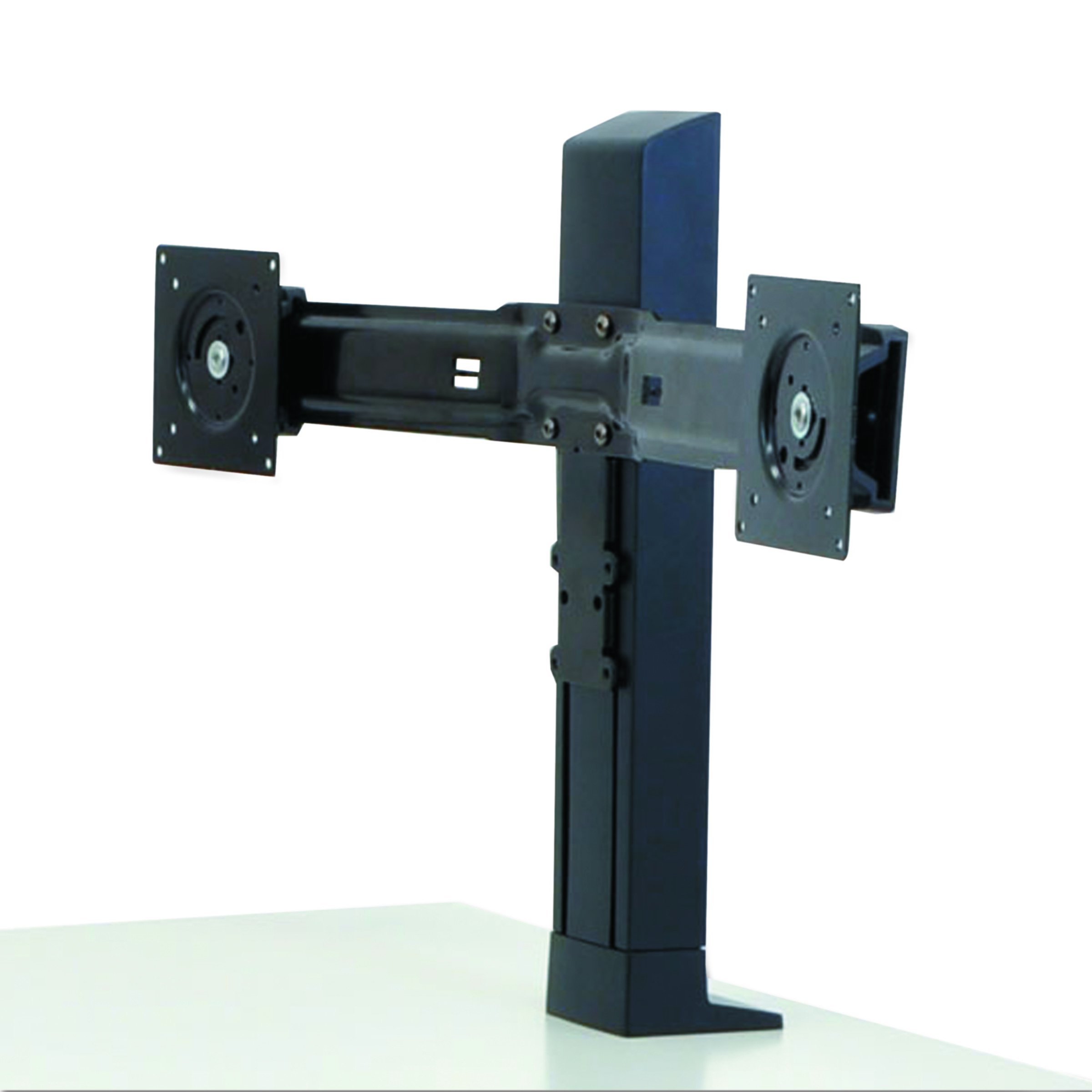 Ergotron WorkFit Dual Monitor Stand (97-904) - Adjustable Height Monitor Arm for Office & Home Workspaces - Perfect for Dual Screen Setup, Computer Workstations & Ergonomic Desks