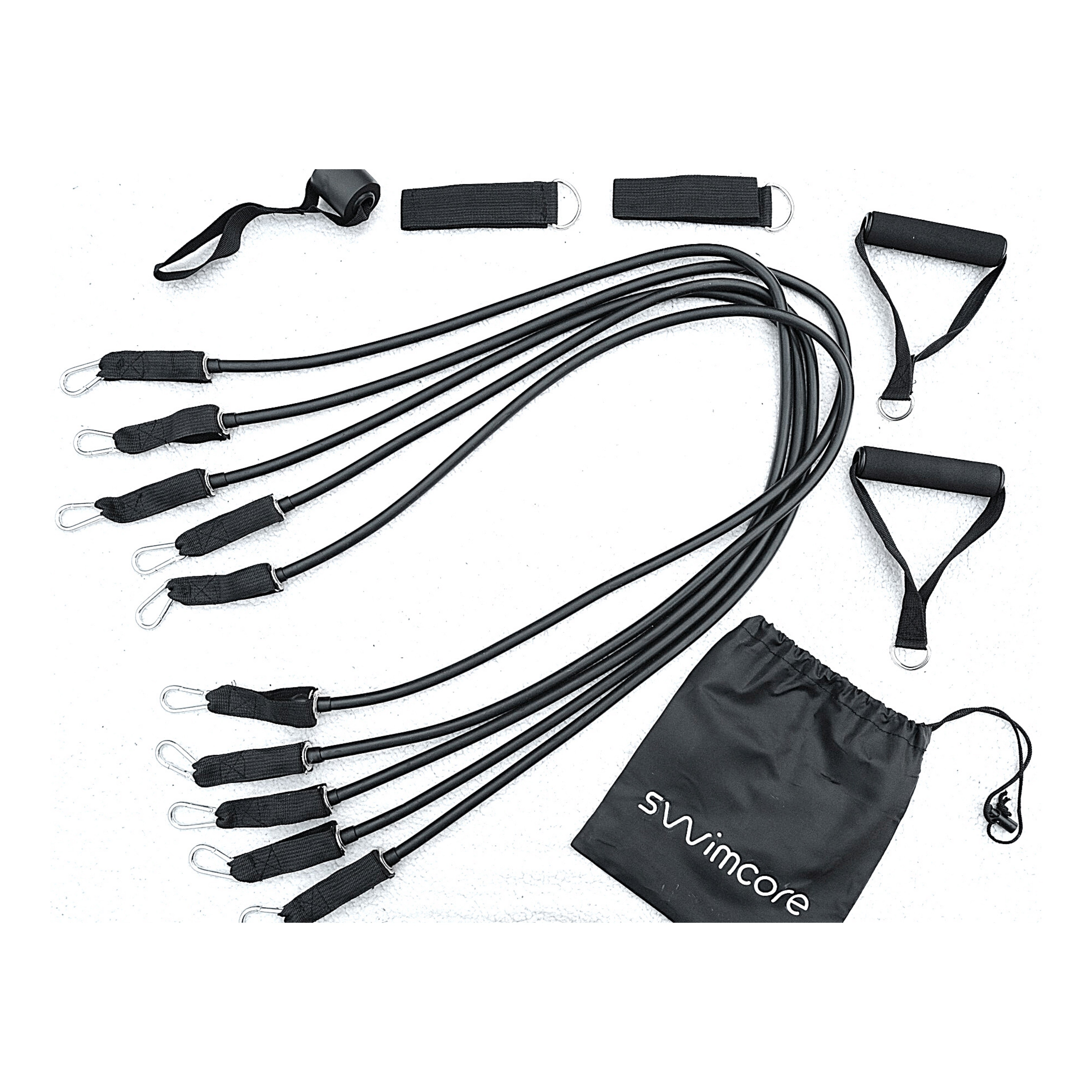 Premium Resistance Bands with Handles - Set of 5 for Strength Training, Home Workouts, Physical Therapy & Fitness Exercises | Ideal for Men & Women | Perfect for Gym, Yoga, Pilates & Rehabilitation