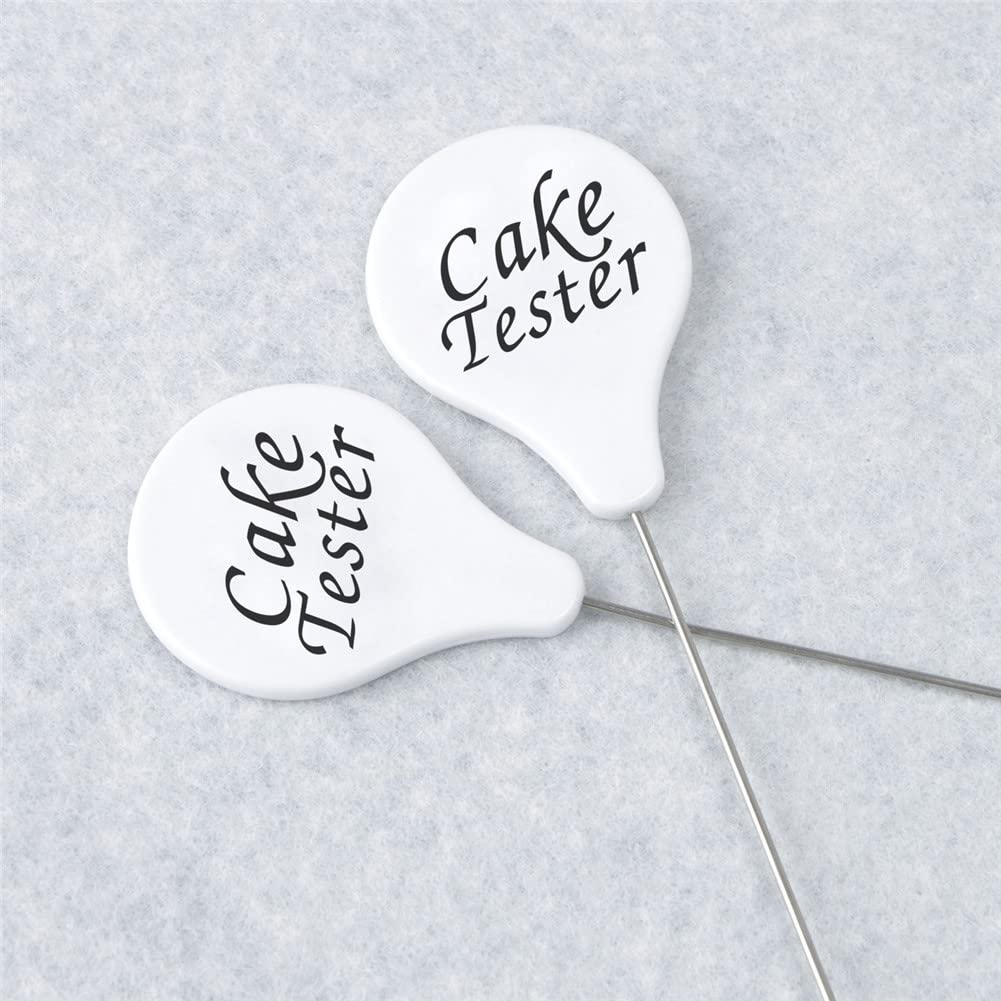 Vigcebit Stainless Steel Cake Tester - Professional Baking Pick Sticks & Probe Skewer for Muffins, Bread, Cupcakes | Perfect for Home Bakers & Commercial Kitchens