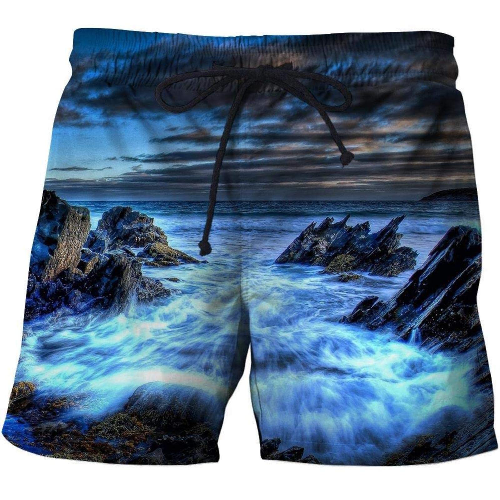 **DCLINA Men's Quick Dry Swim Trunks - Beach Shorts with Pockets for Swimming, Surfing & Casual Wear | Lightweight & Comfortable for Pool, Vacation & Outdoor Activities**