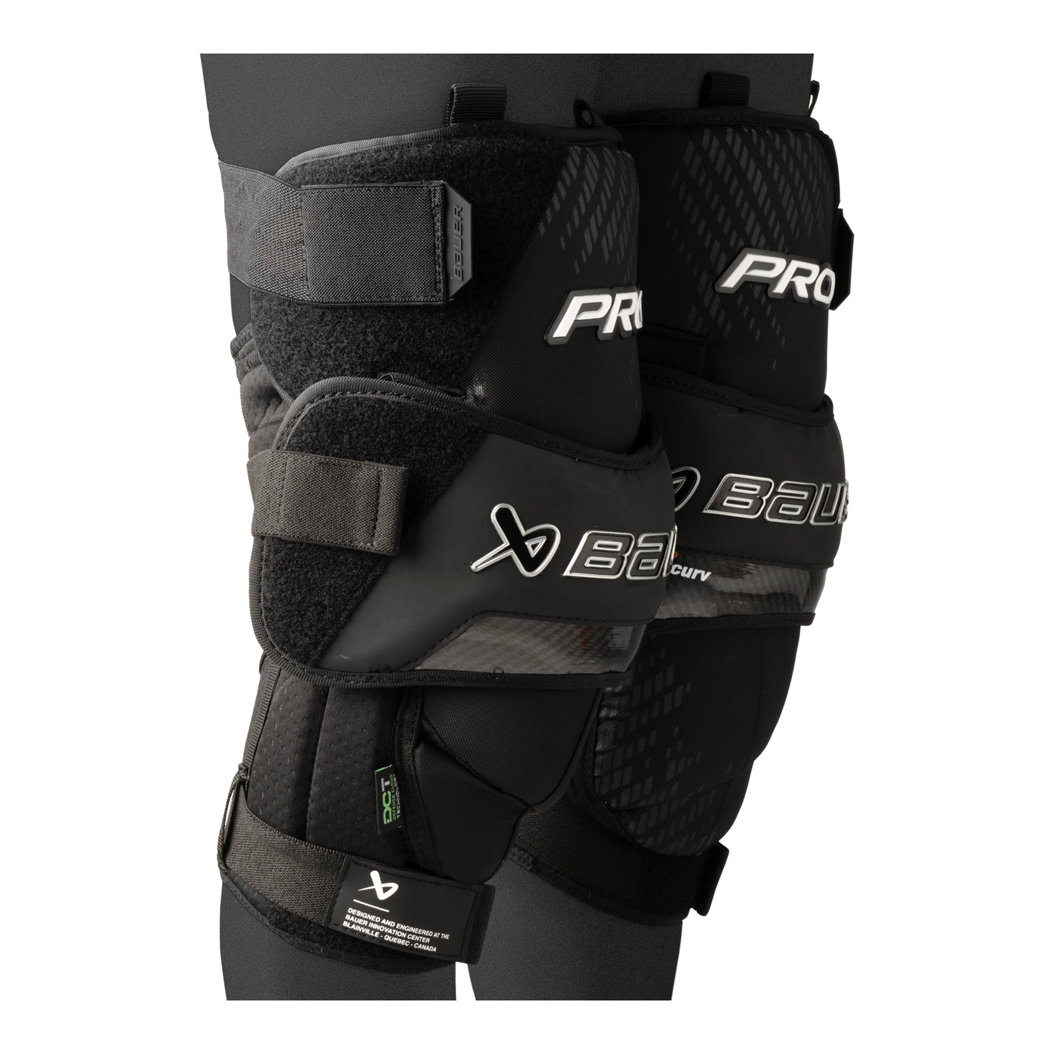 Bauer Pro Knee Guard - Intermediate Level Hockey & Sports Protection - Perfect for Hockey, Skating, and Extreme Sports