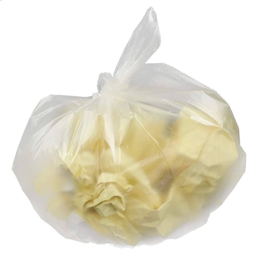 1.6 Gallon Trash Can Liners - 150 Count Heavy Duty Drawstring Garbage Bags for Small Wastebaskets & Office Bins | BCW Brand | Perfect for Bathroom, Bedroom, Kitchen & Desk Use