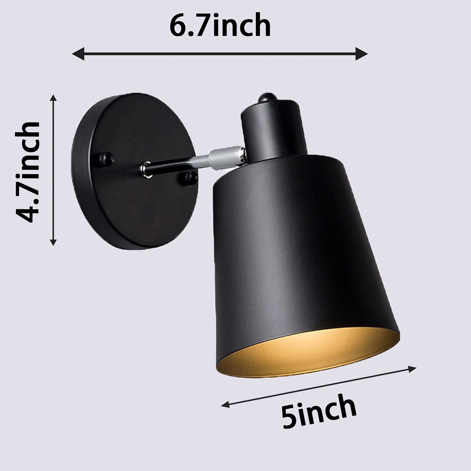 Adjustable Wall Sconce Plug-in Light - 10W 800LM Remote Control Wall Fixture with 6ft Cord - Set of 2 for Restaurant, Bedroom, Corridor & Nightstand Lighting | Perfect for Ambient Dining, Cozy Bedroom Accent & Hallway Illumination
